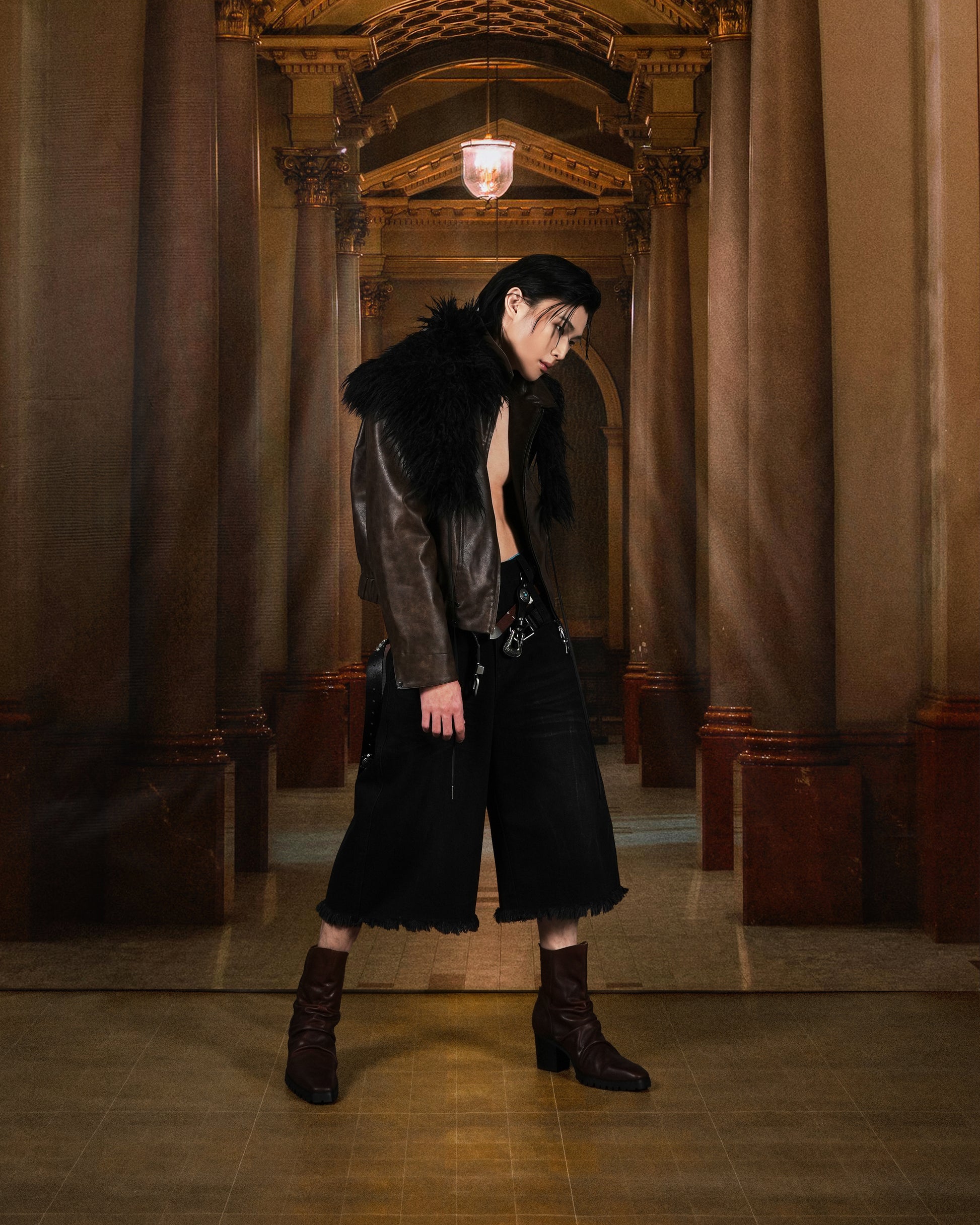 N E O VOL.2_CH.2 Omerta Leather Jacket