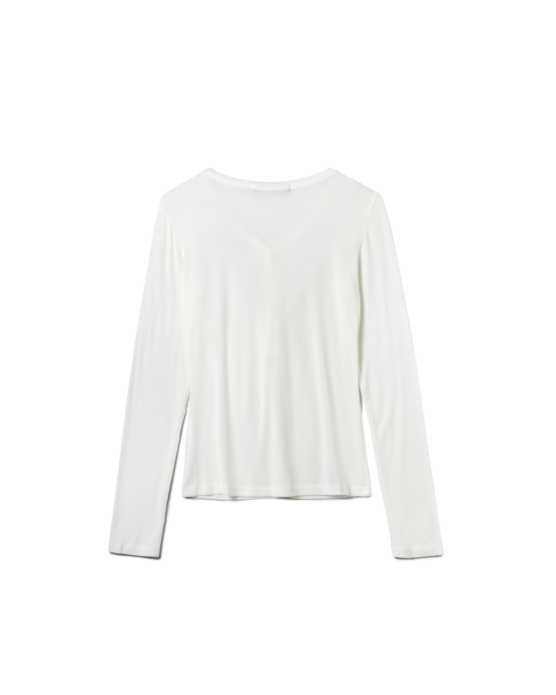 Button V-neck Top