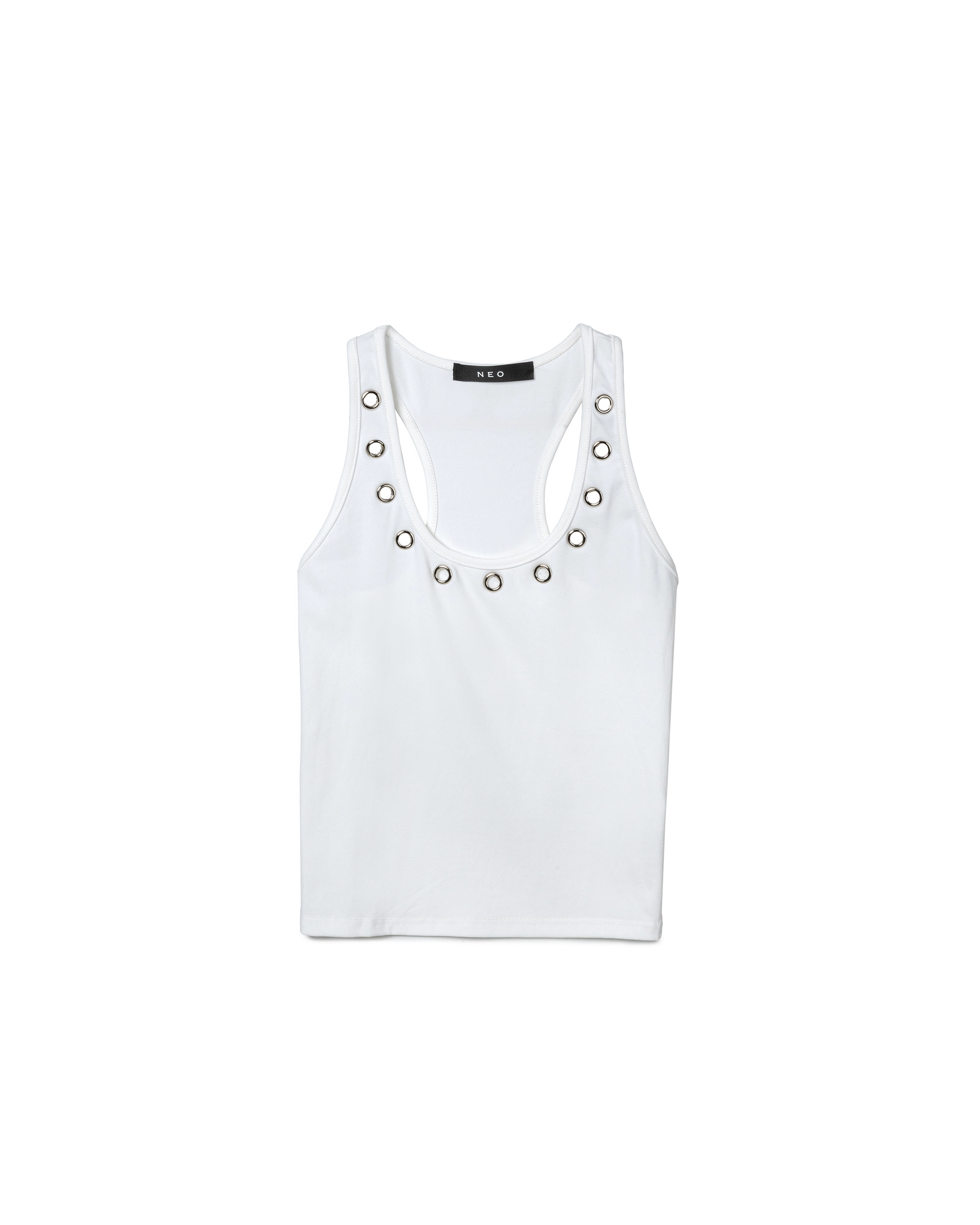 Eyelet Tank Top