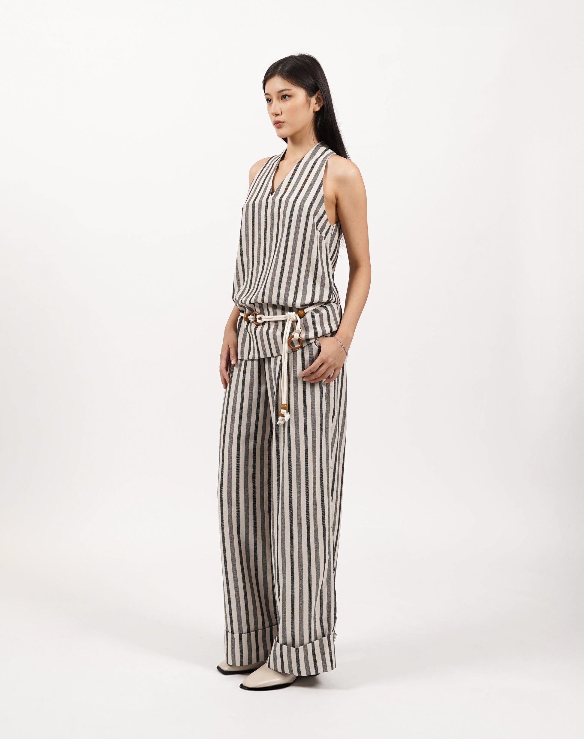 Linear Halter Top