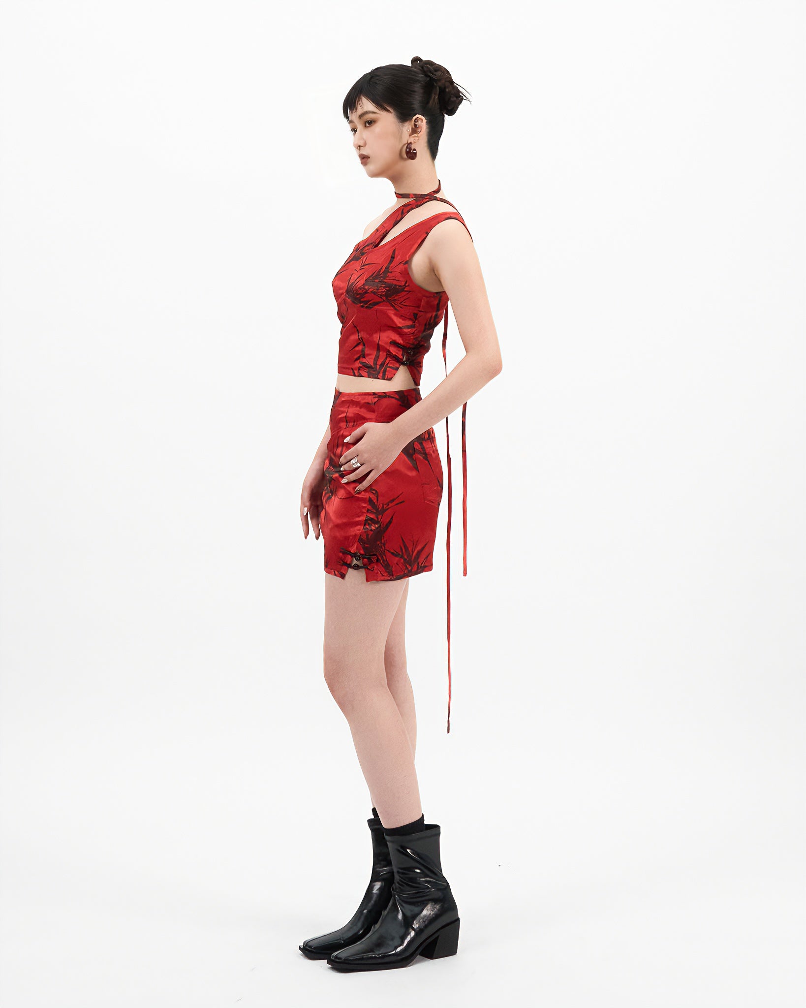 N E O CH.2 Modern Bamboo Cheongsam Set