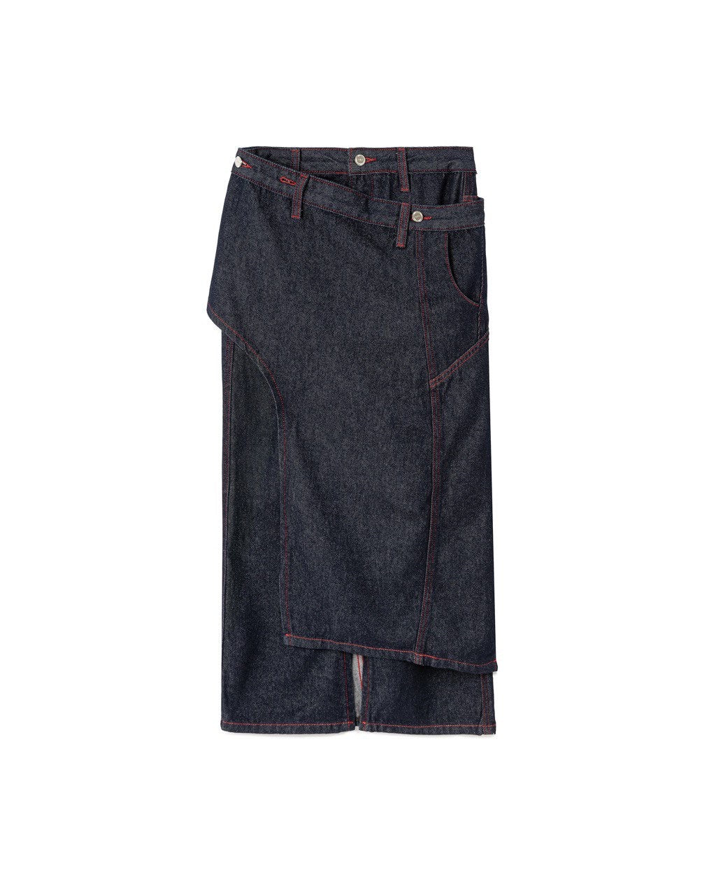 N E O VOL.2_CH.2 Red Selvage Denim Skirt