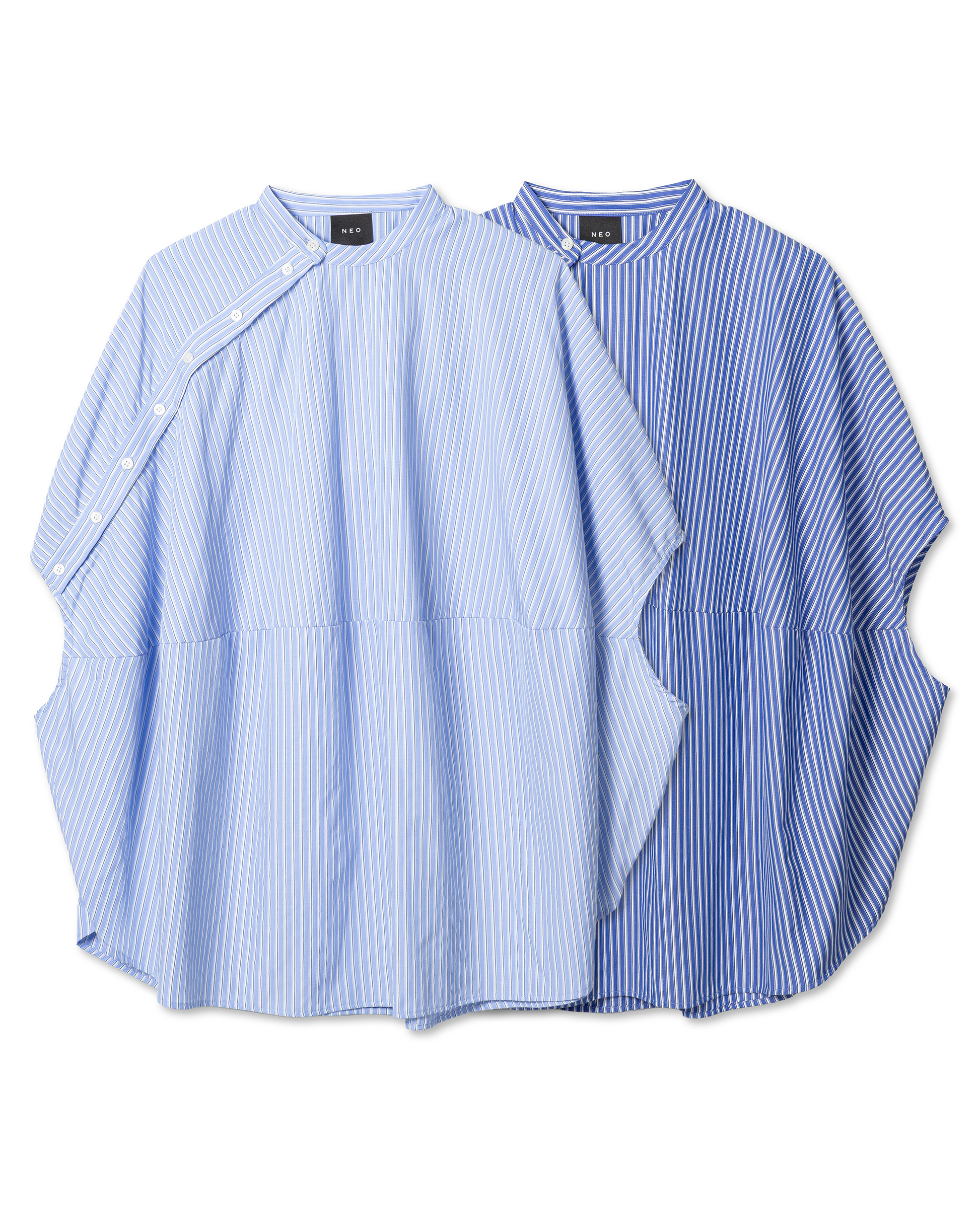 Modern Double-Layer Striped Ribbed Top