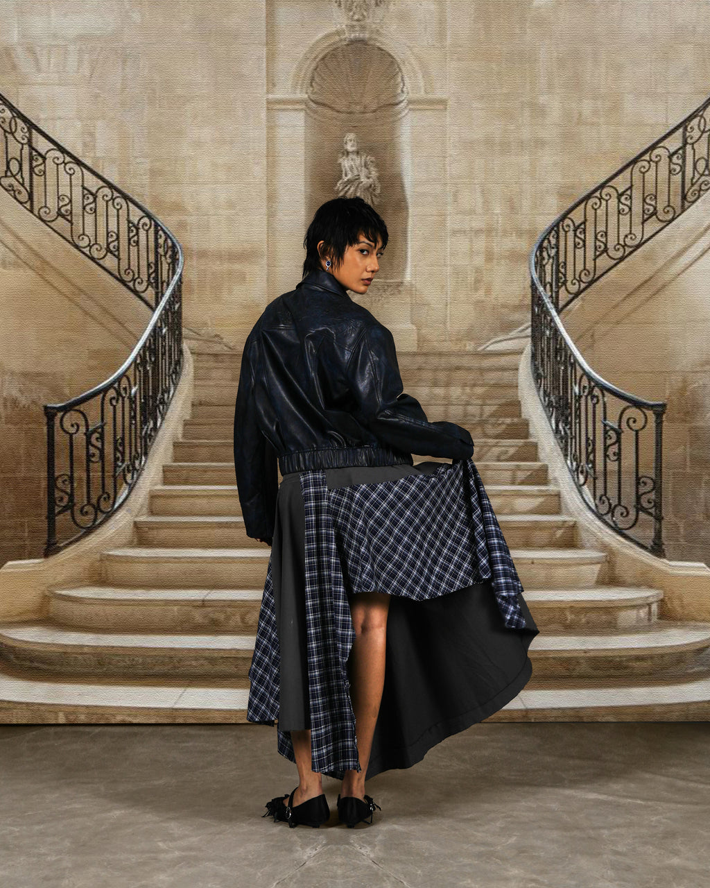 N E O VOL.2_CH.2 Patchwork Skirt