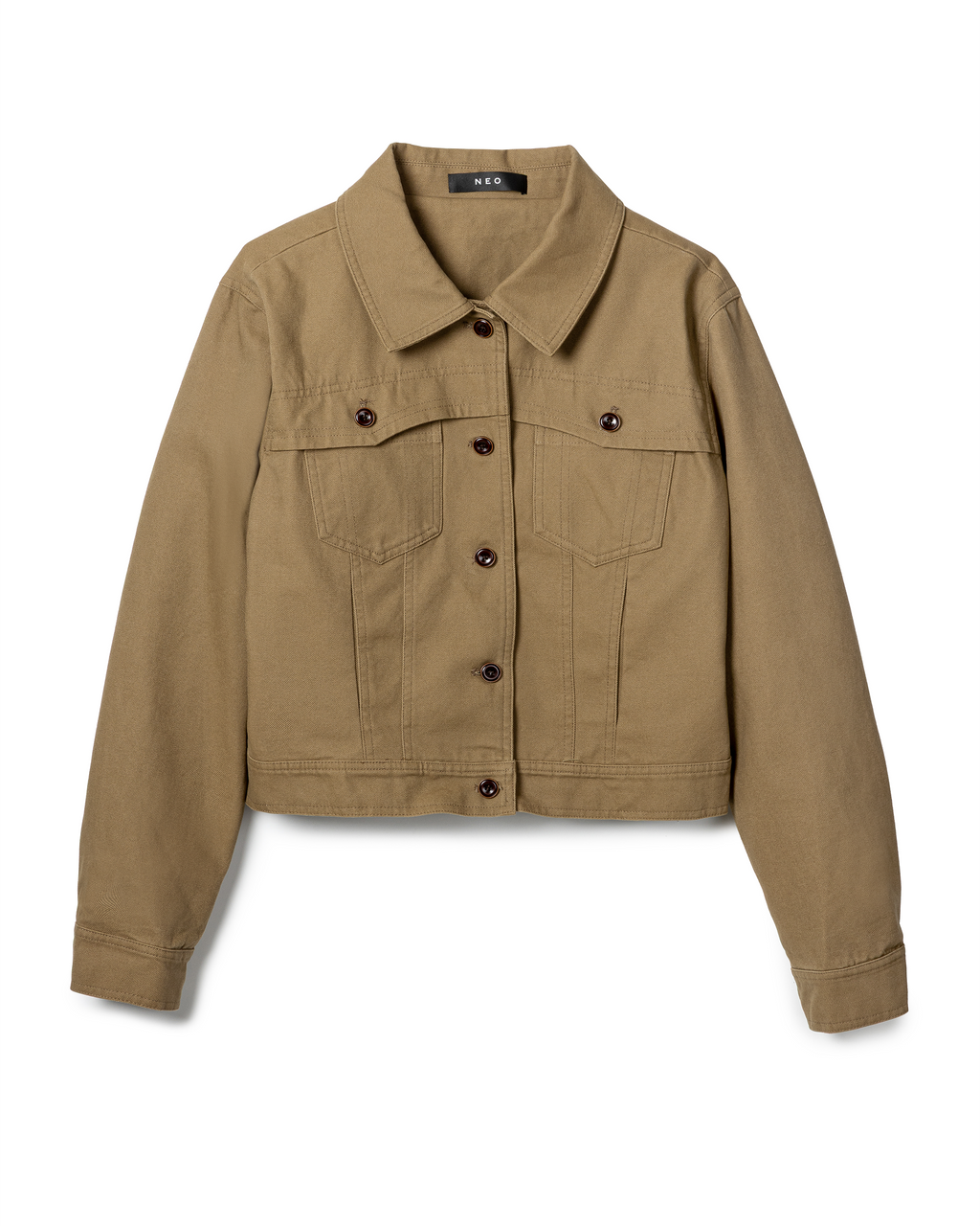 Refined Utility Cotton-Twill Jacket