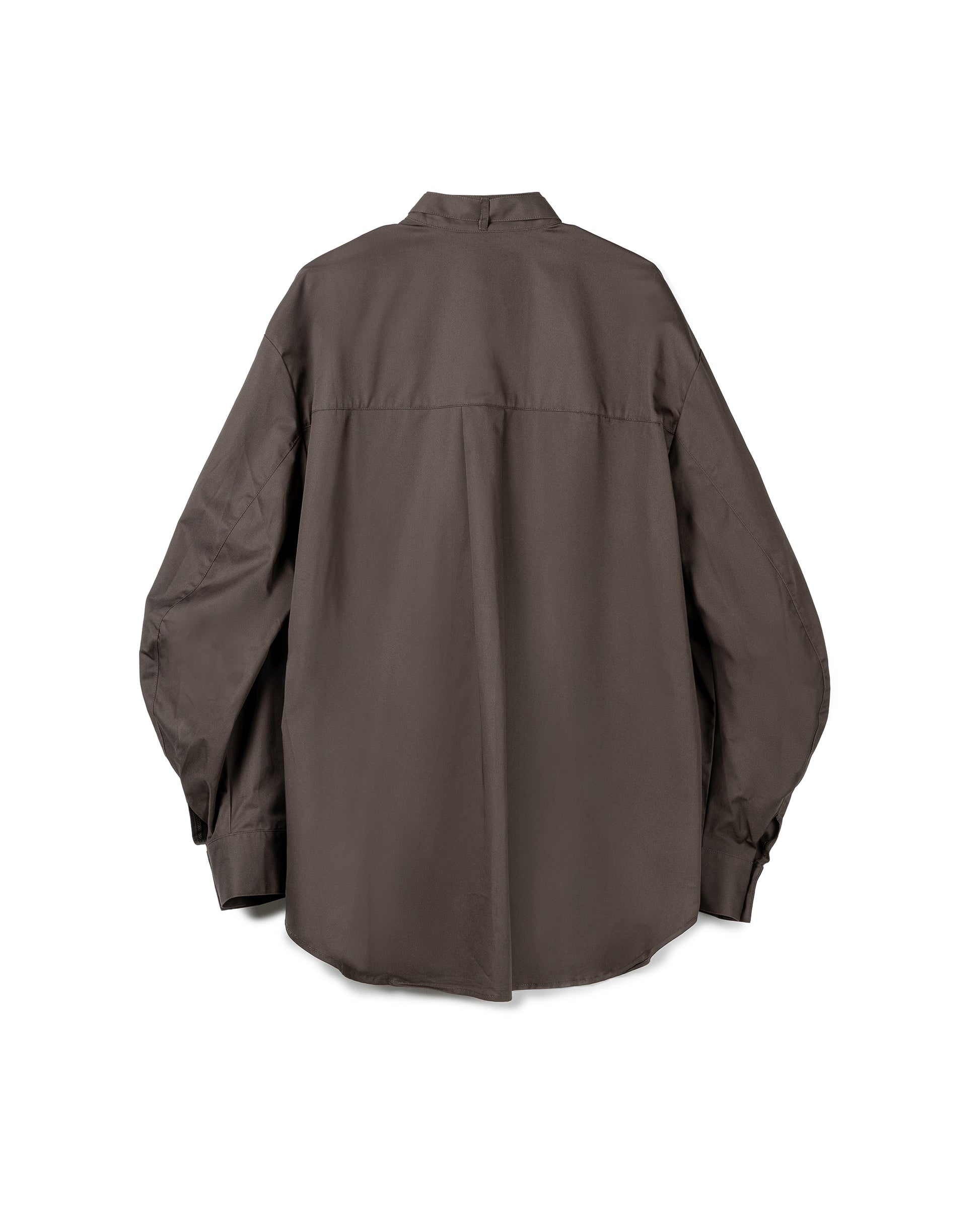 Minimalist Buckle-Collar Shirt