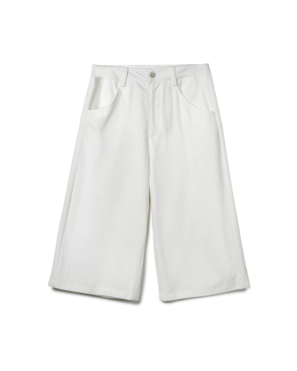 Clean-Cut High-Waisted Culottes