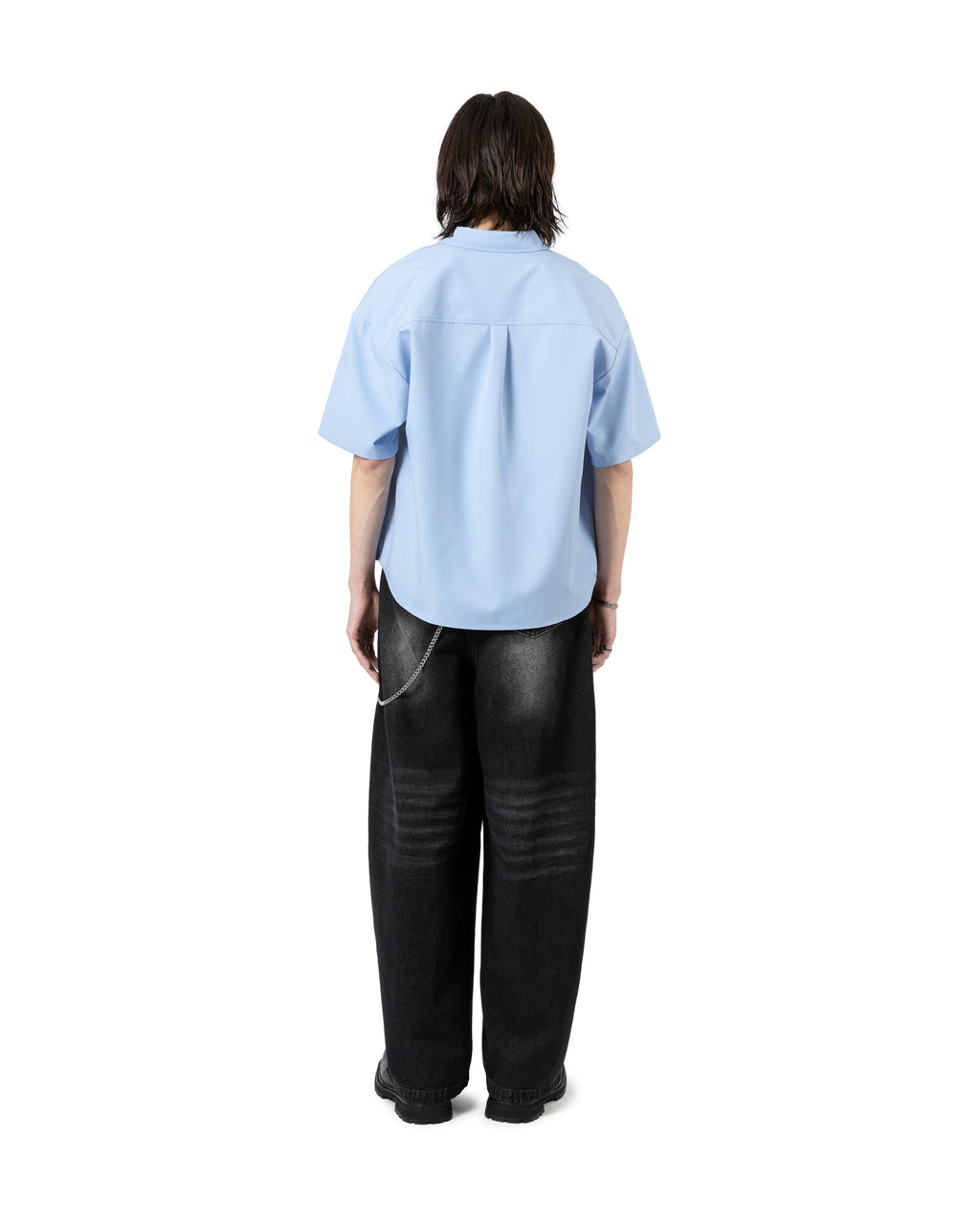 Solid Color Short Sleeve Shirt