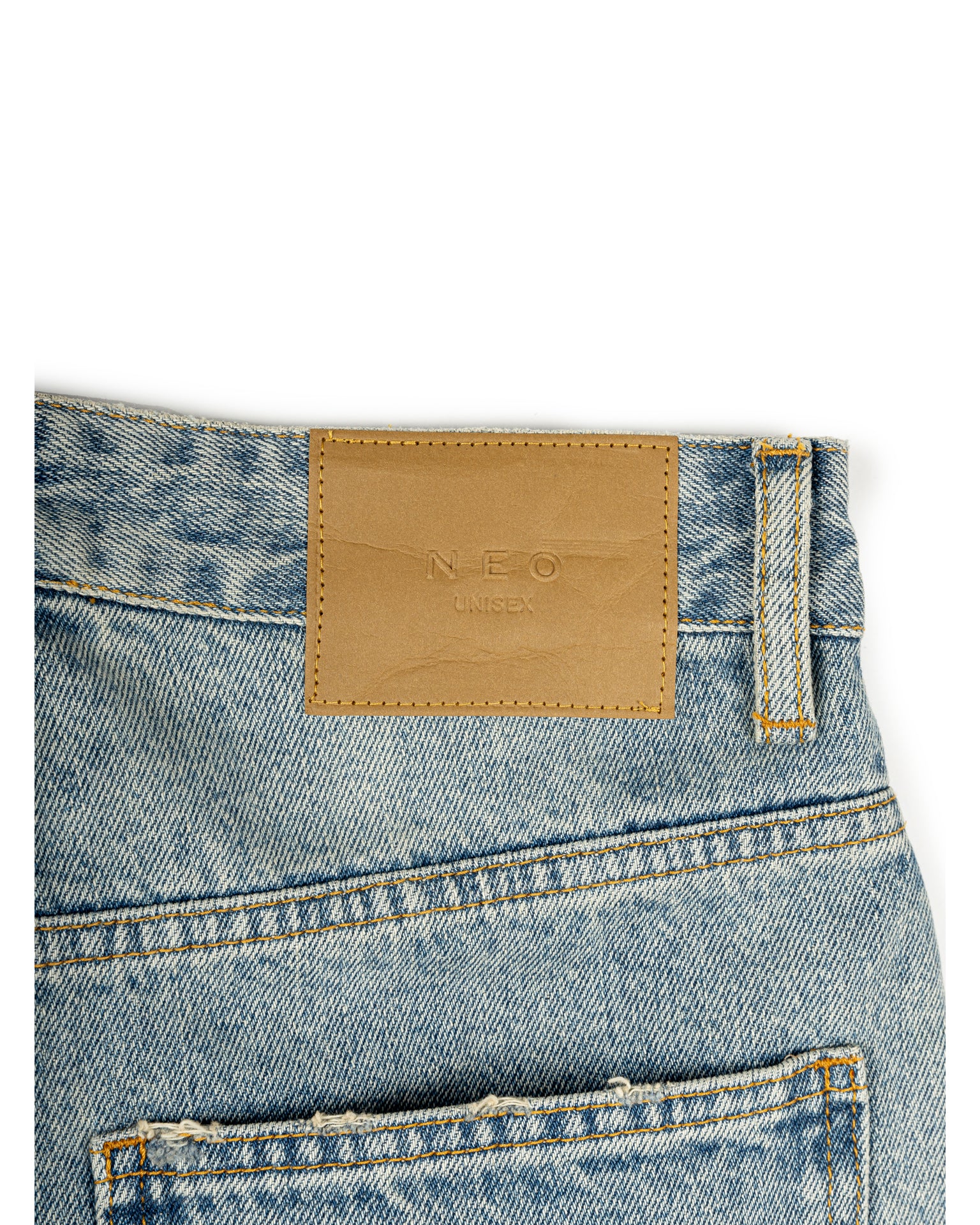 Unisex Straight Cut Denim Pants