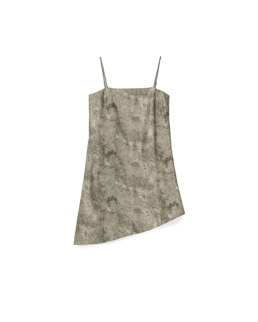 Irregular Tie Dye Strap Top