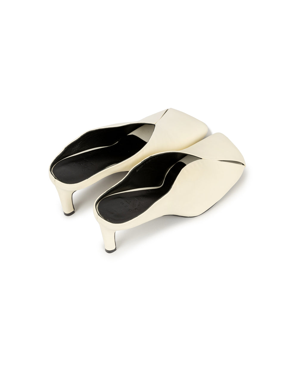 Square Toe Crossover Design High Heels