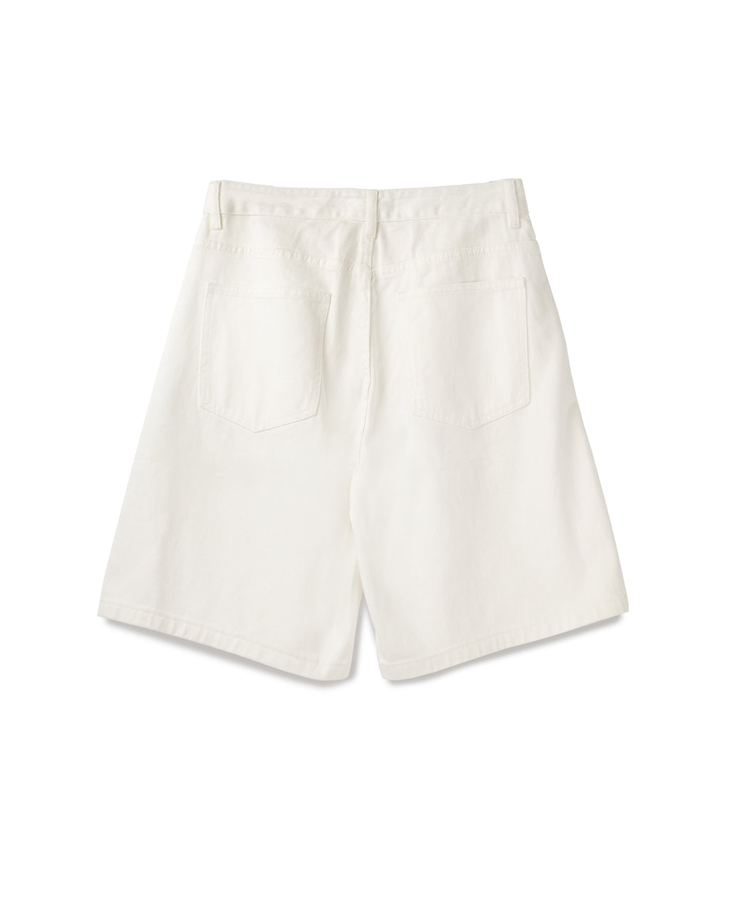 White Denim Short