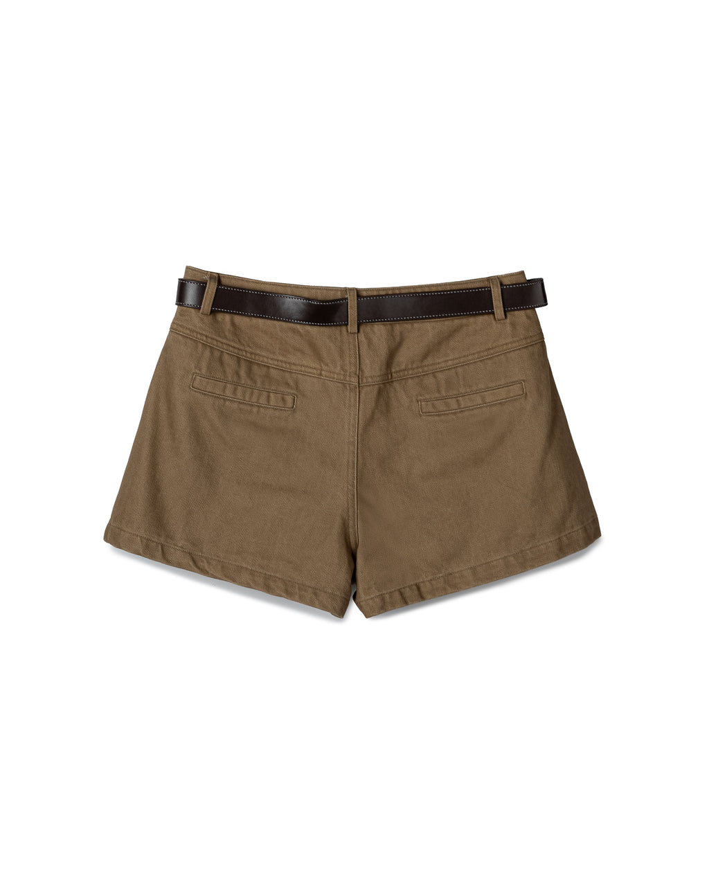 Structured Belted Utility Shorts