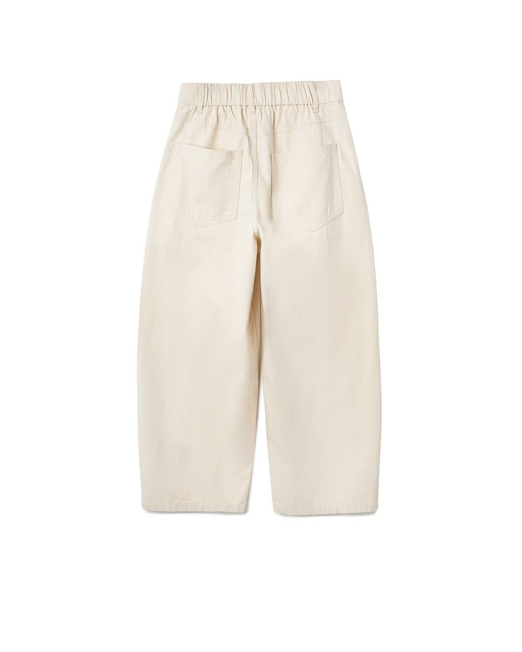 Textured Wide-Leg Trousers