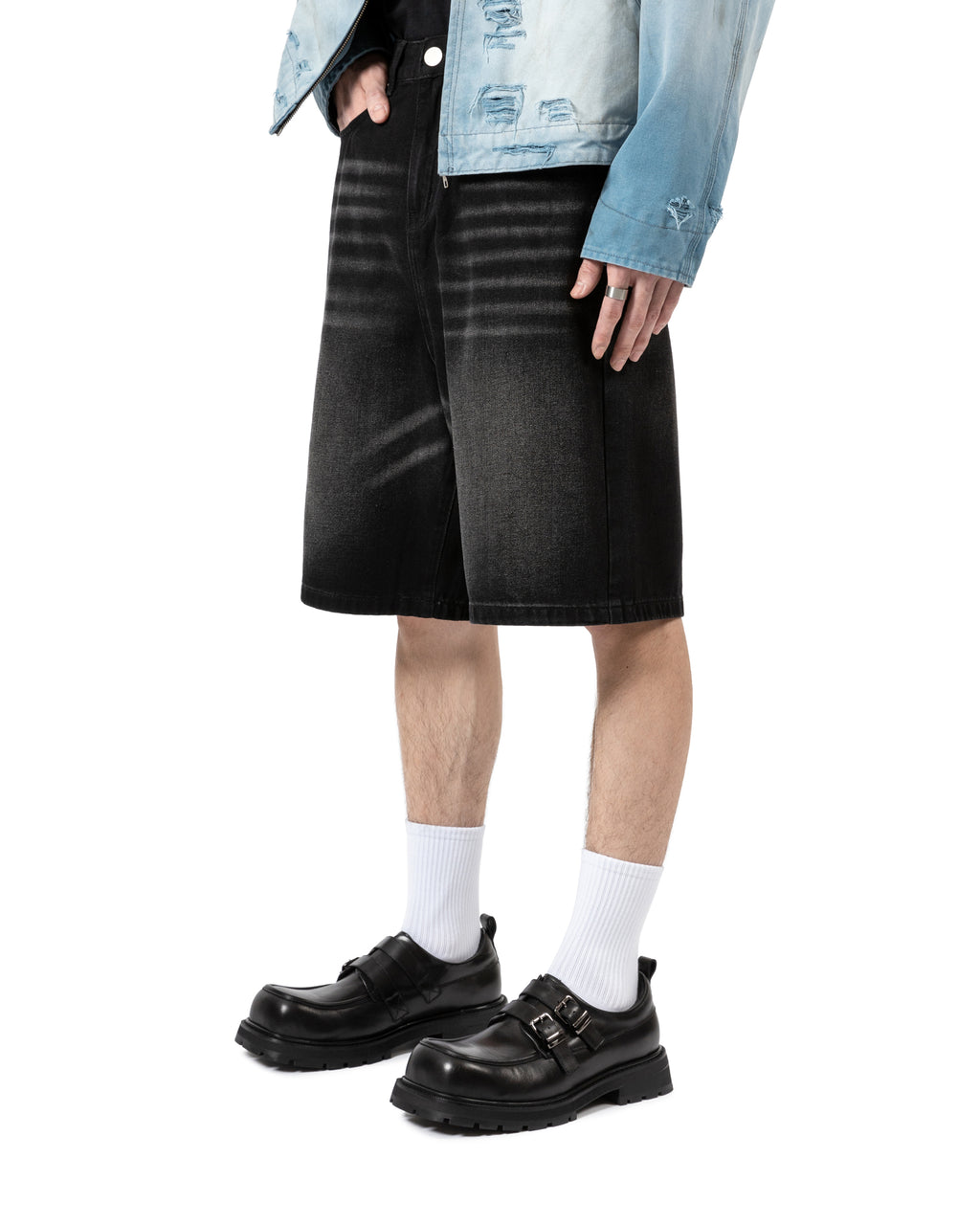 Washed Gradient Jort