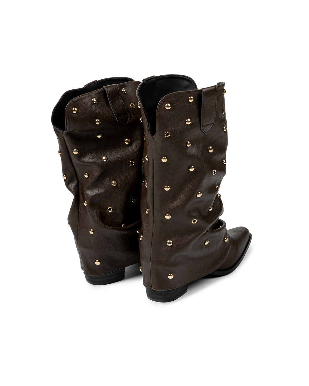 Distressed Eyelet Boots