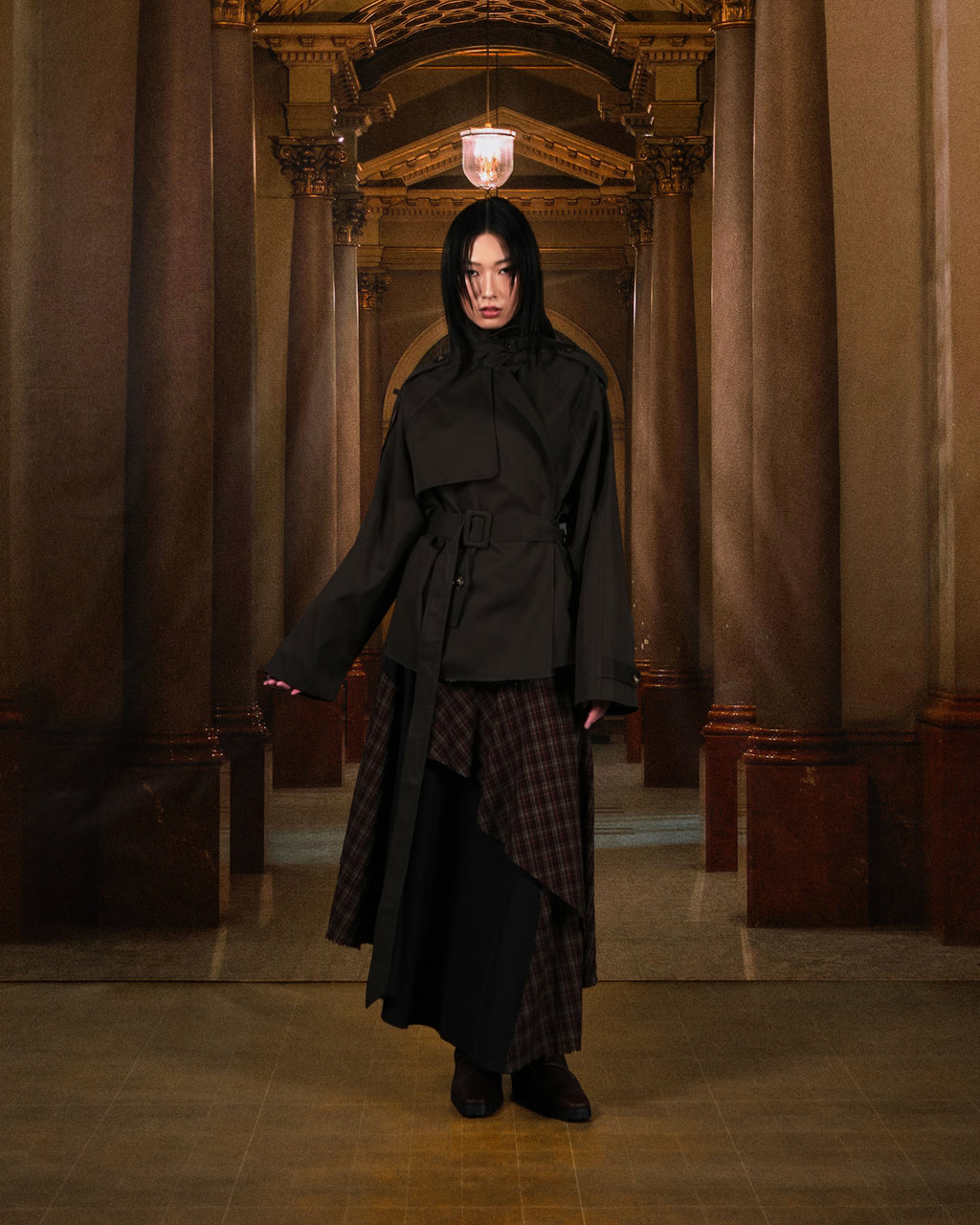 Gabardine Trench Coat