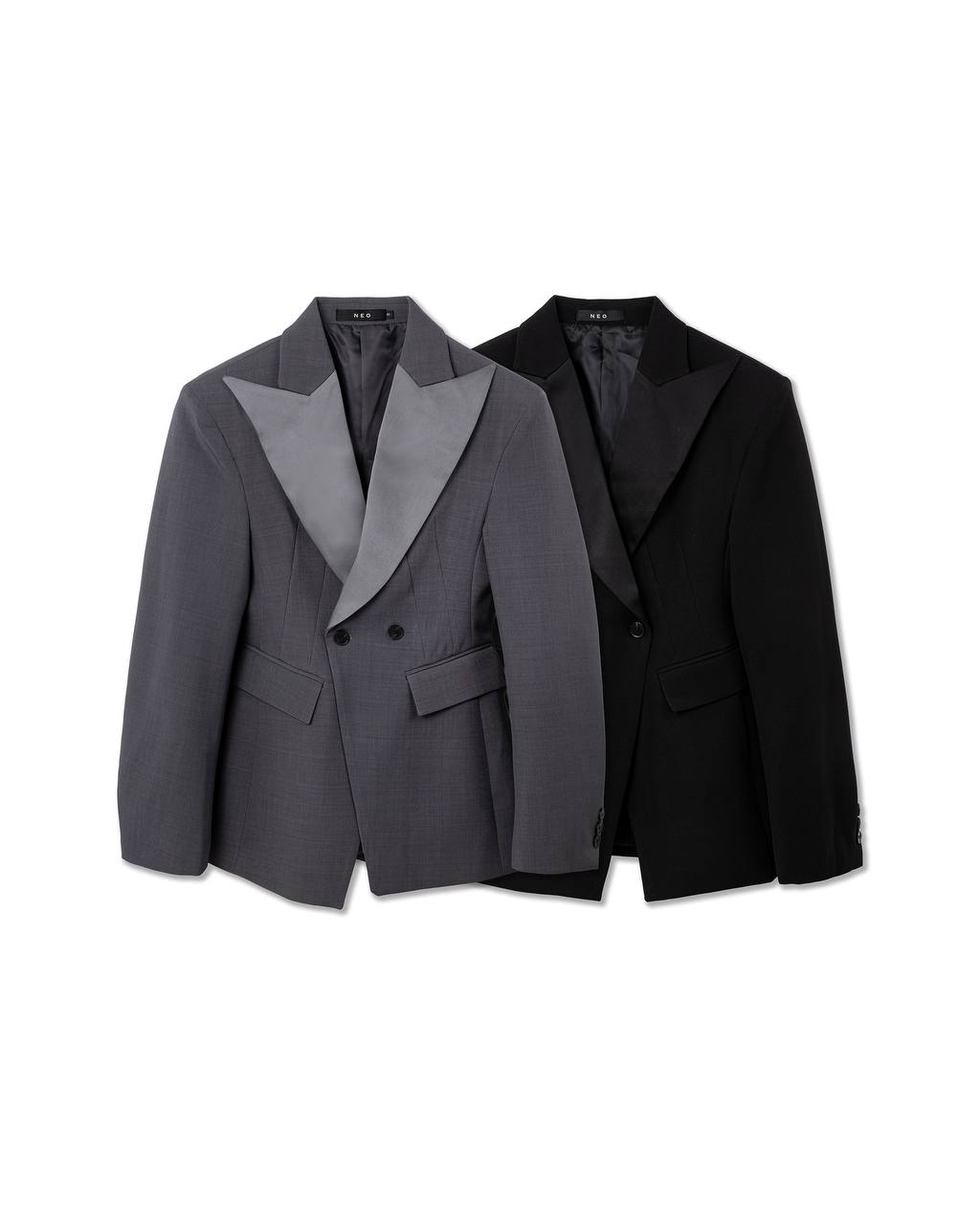 Tuxedo Collar Blazer