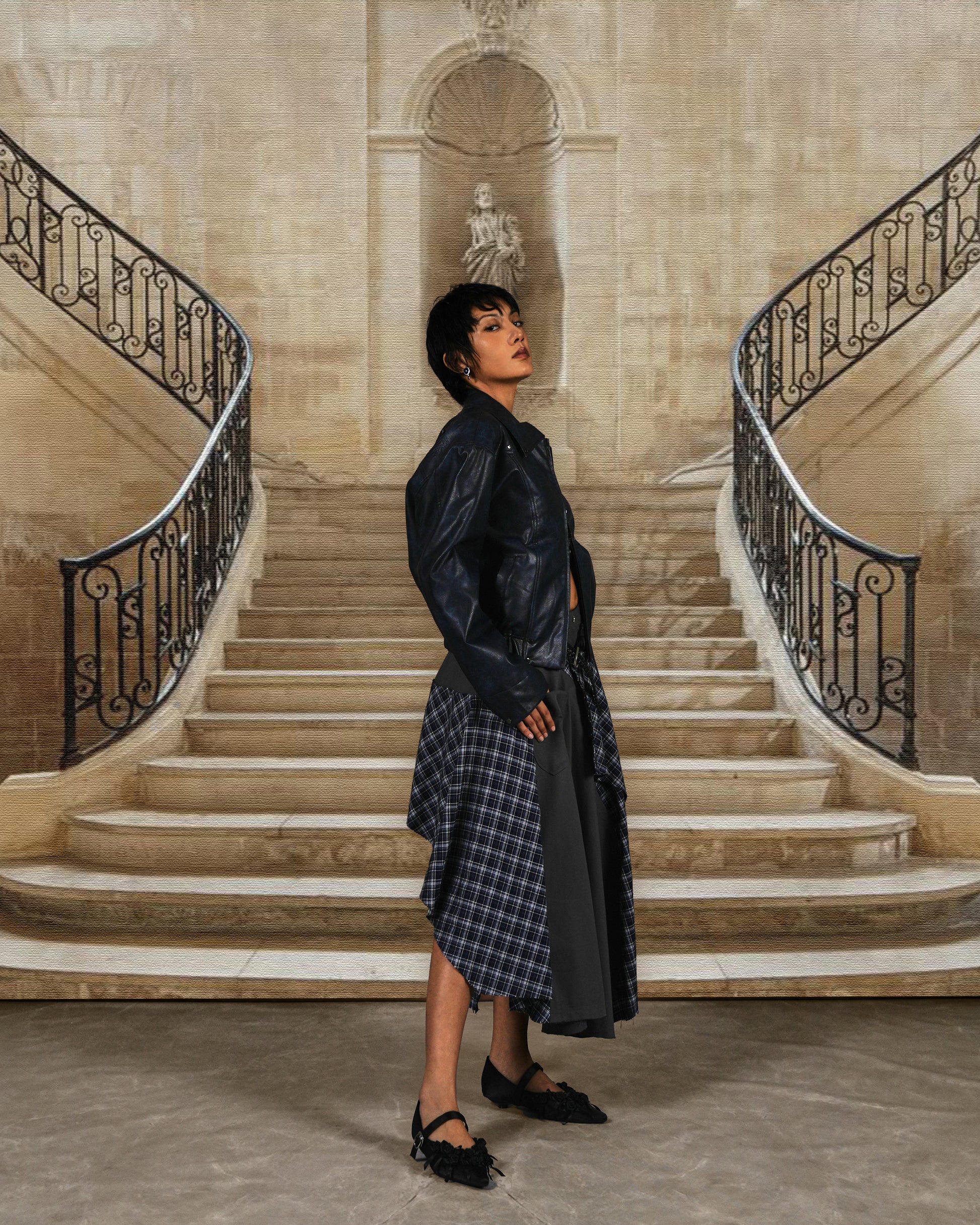 N E O VOL.2_CH.2 Patchwork Skirt