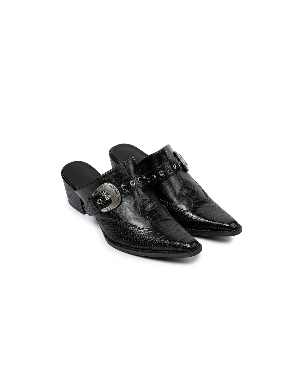 Western Buckle Mules