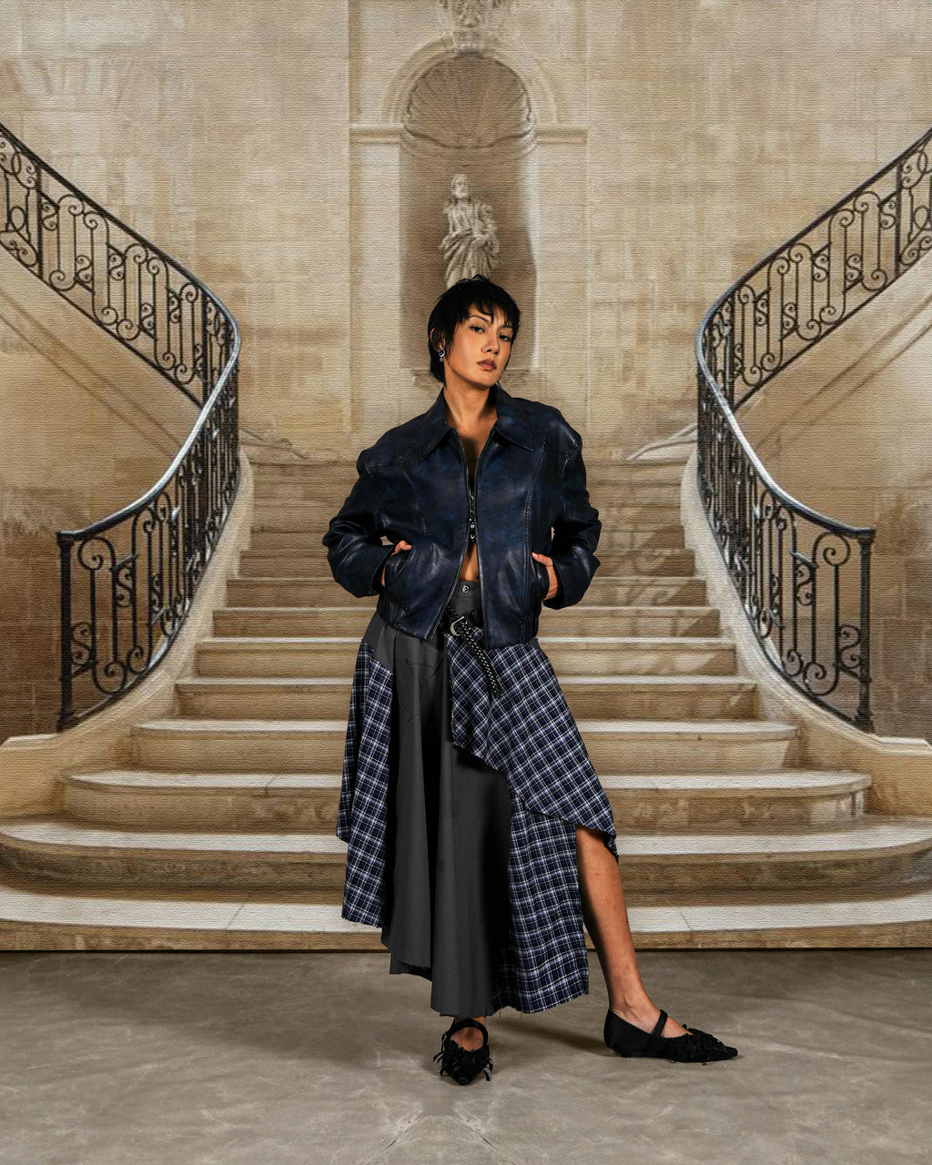 N E O VOL.2_CH.2 Patchwork Skirt