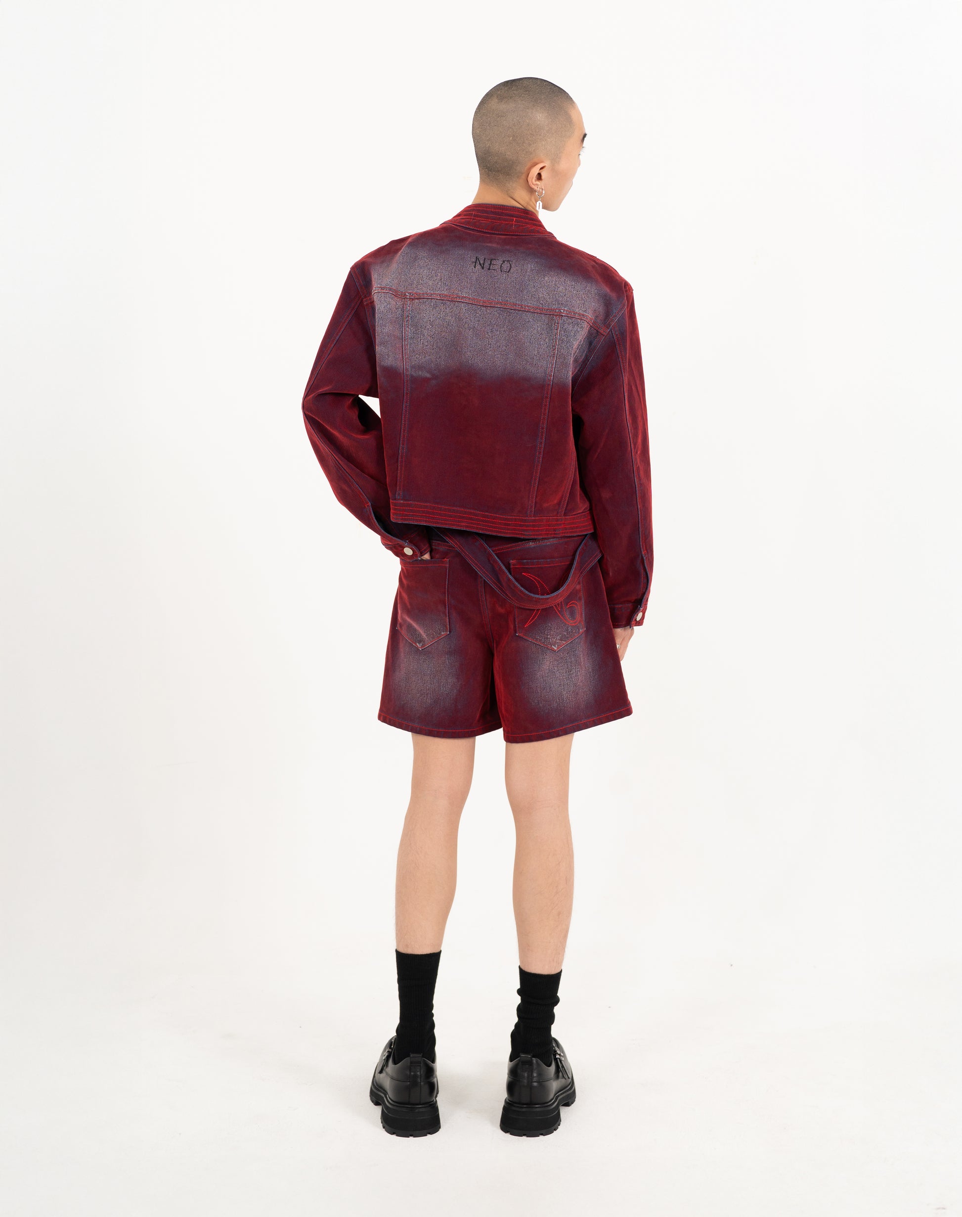 N E O CH.2 Faded Wrinkle Jacket