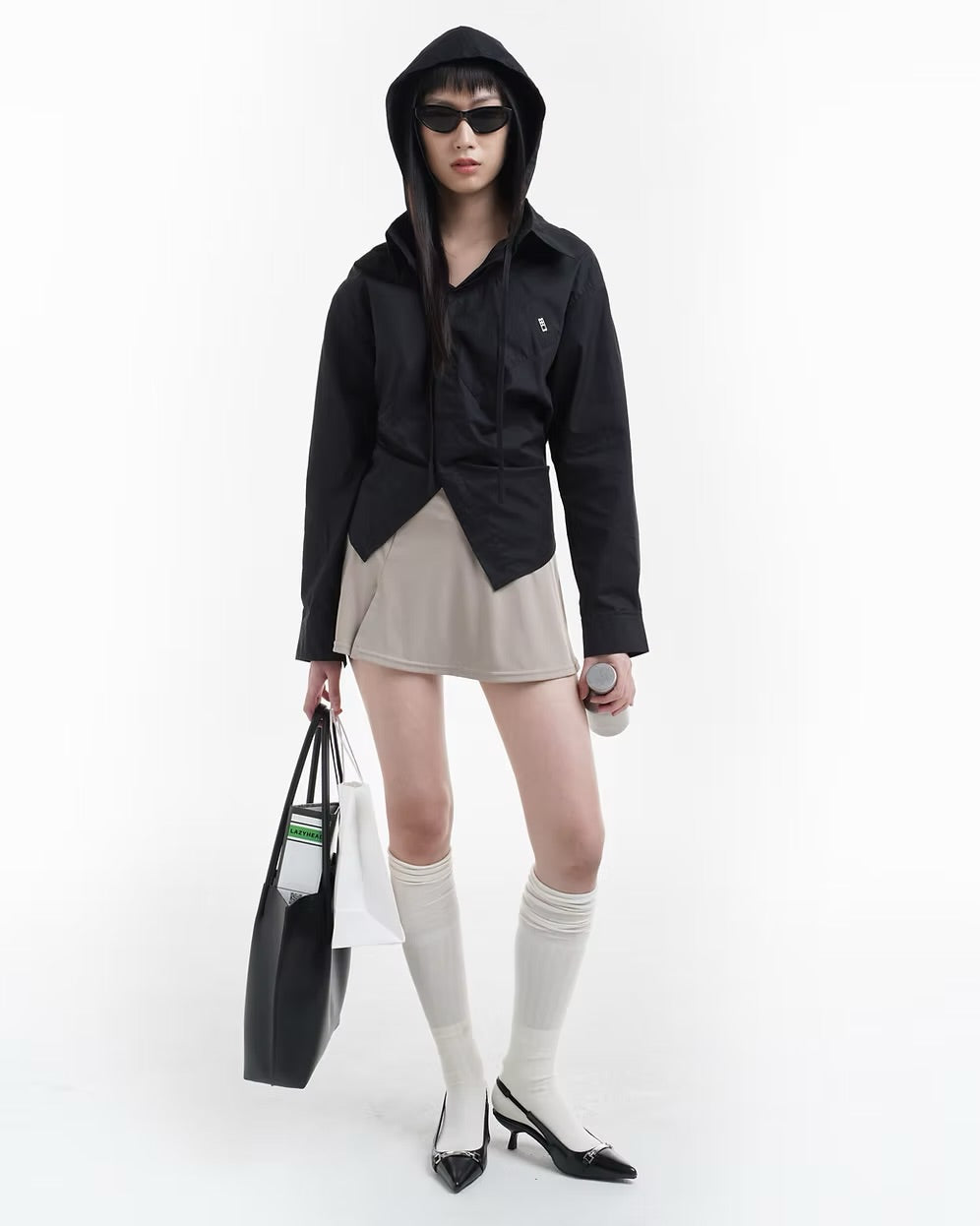 DOUBLE BACK ESSENTIAL SERIES | Hooded Shirt Unisex