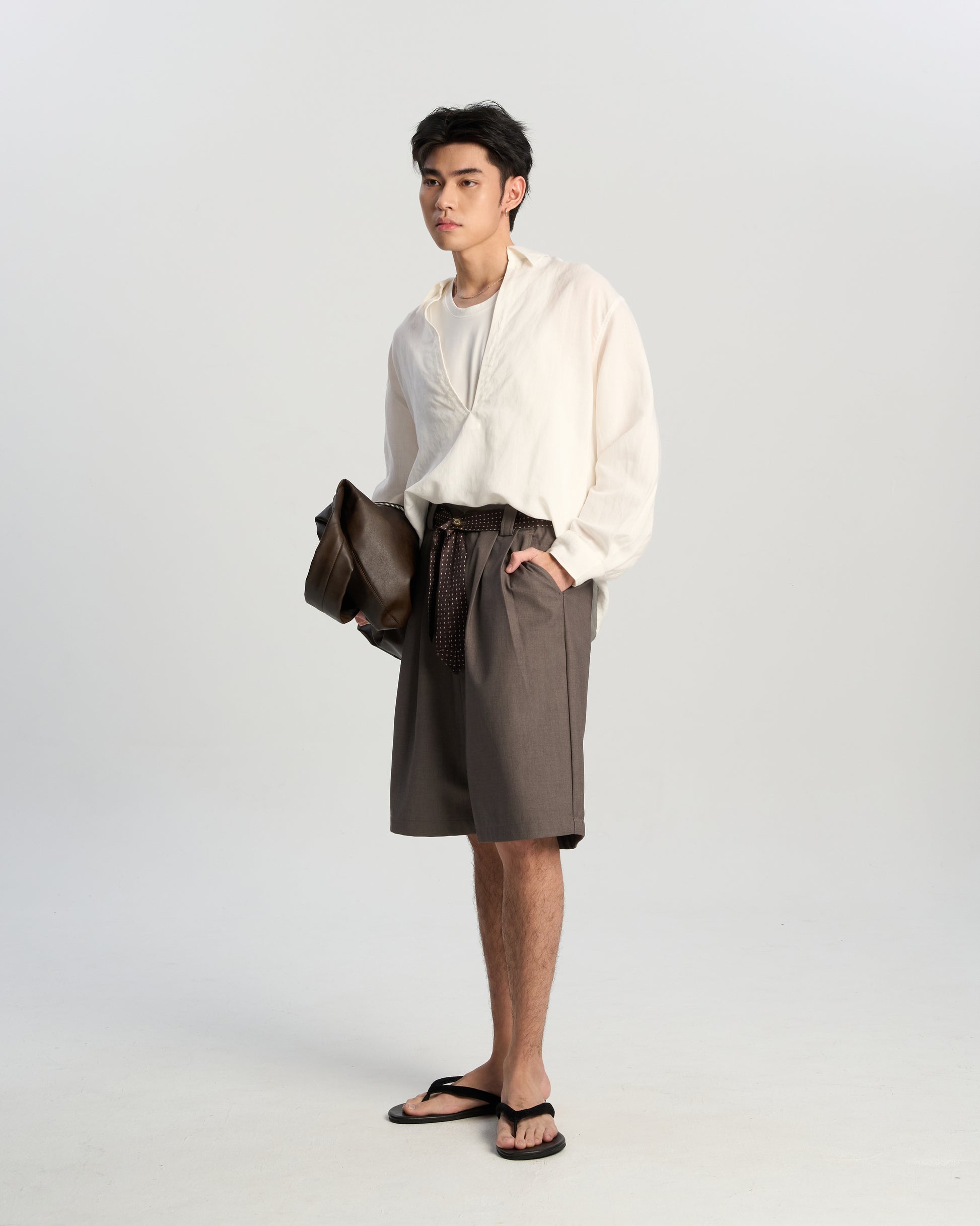 Relaxed V-Neck Shirt
