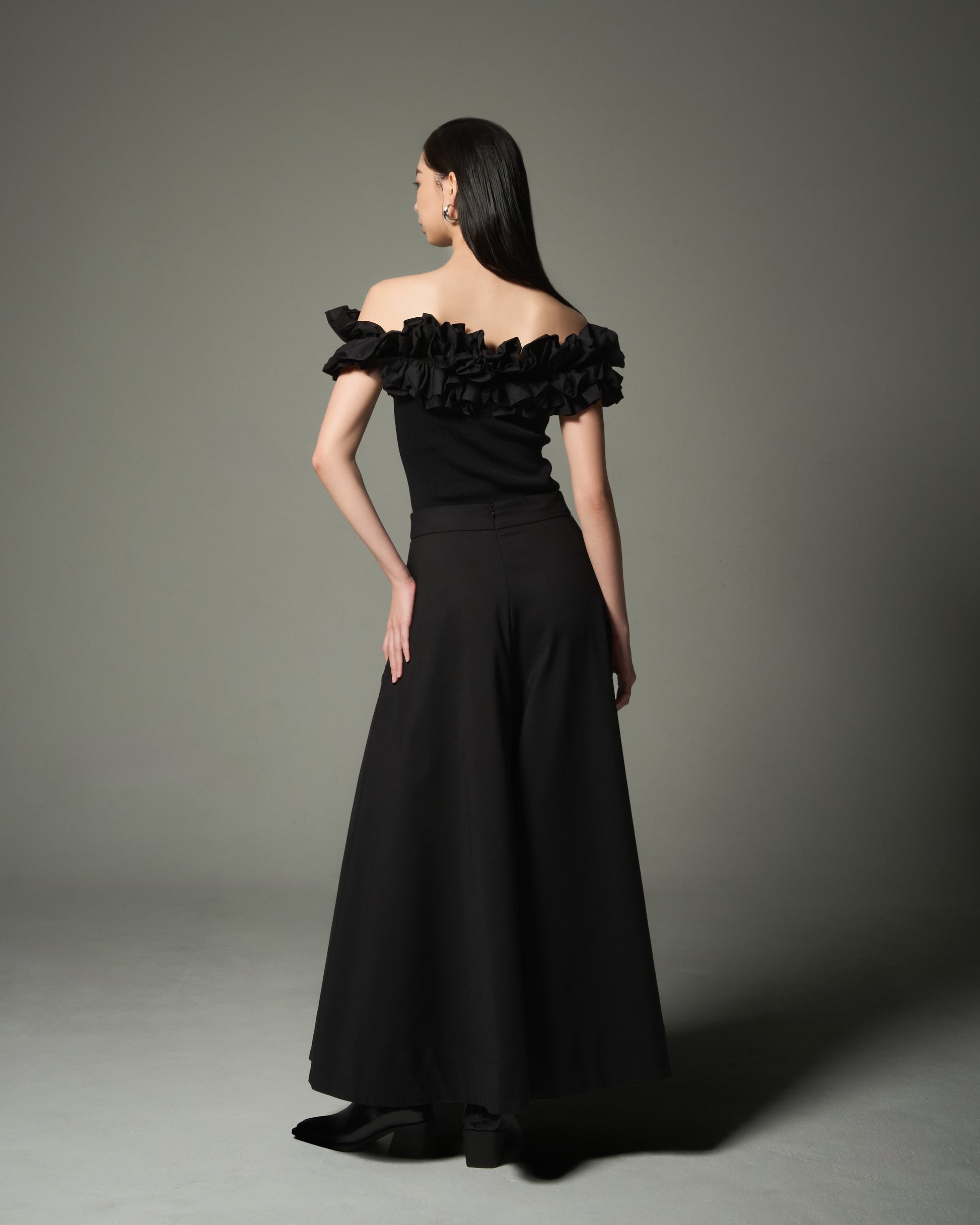 Wide Flare Trousers