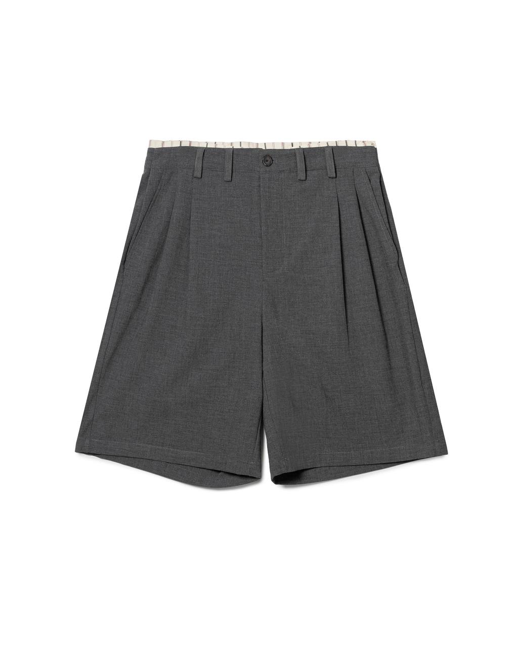 Tailored Pleated Shorts
