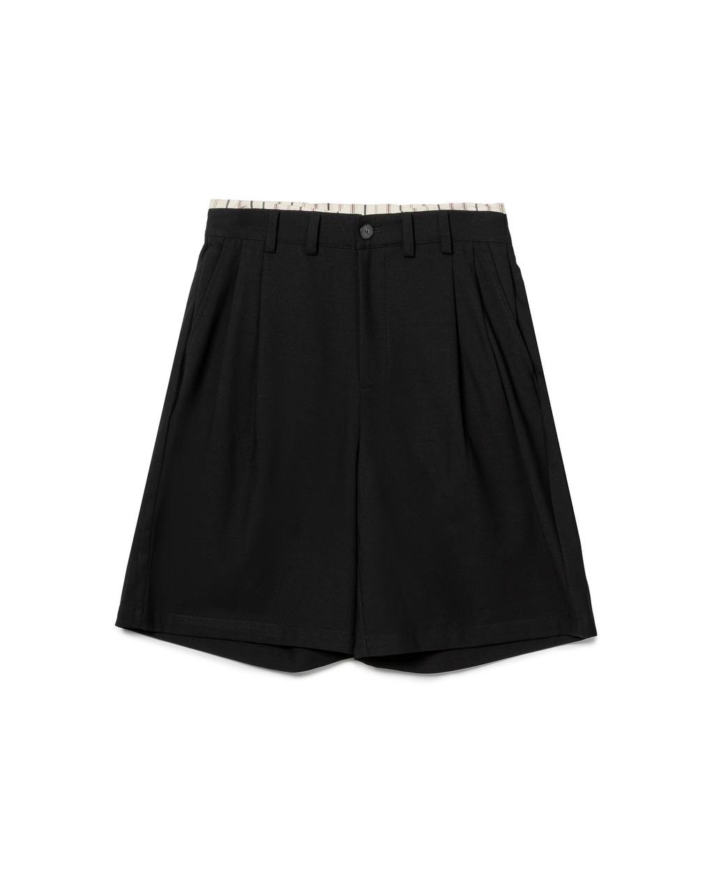 Tailored Pleated Shorts