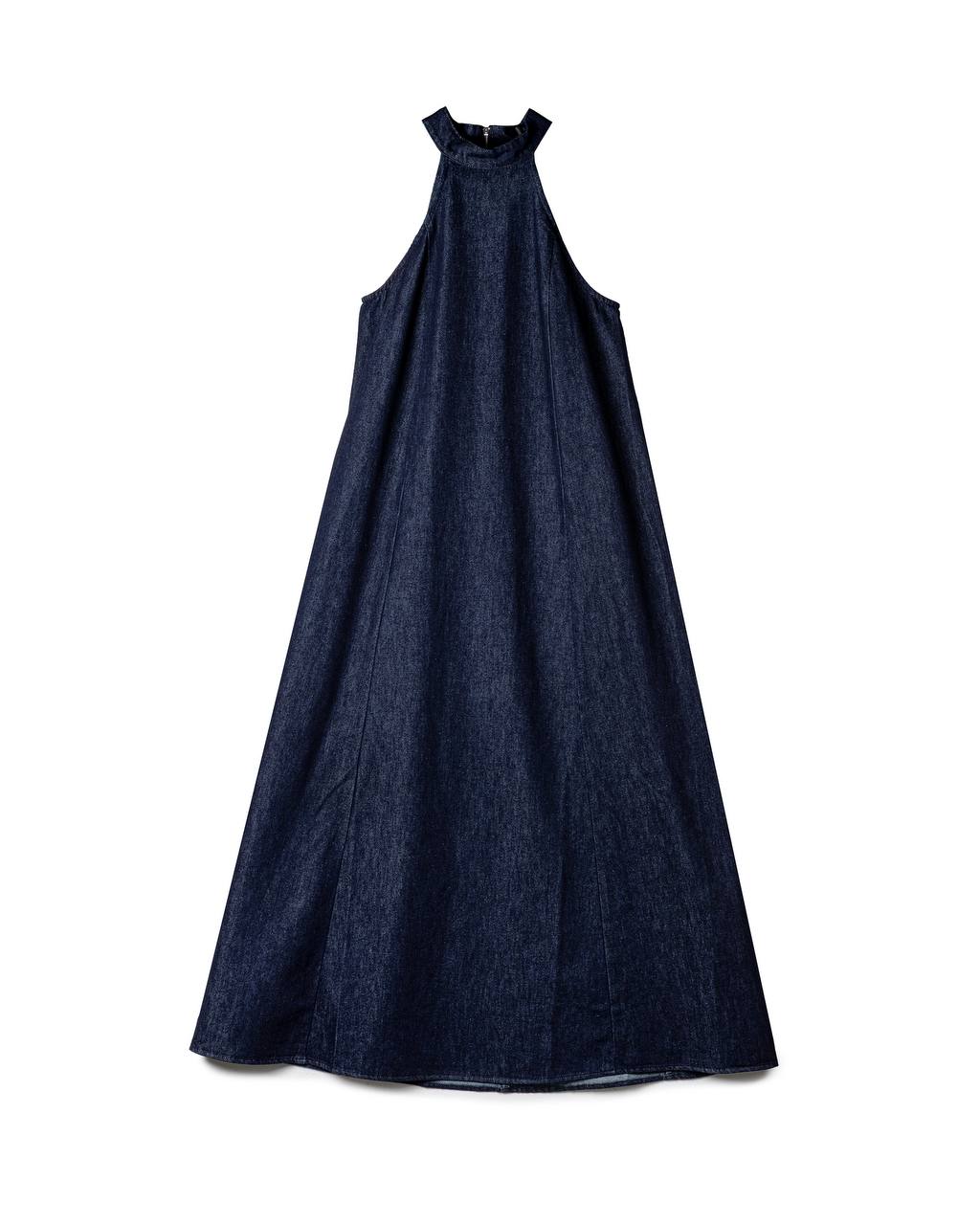 Halter Denim Dress