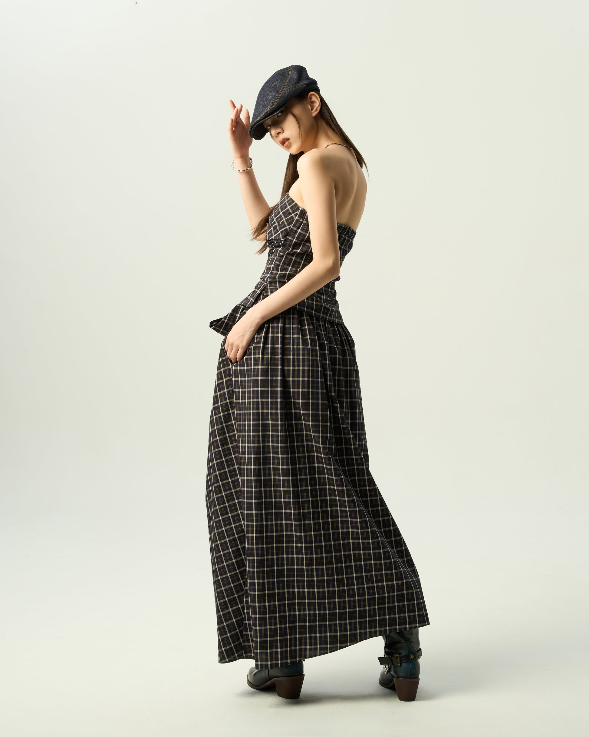 Elegant Drape-Detail Tube Set