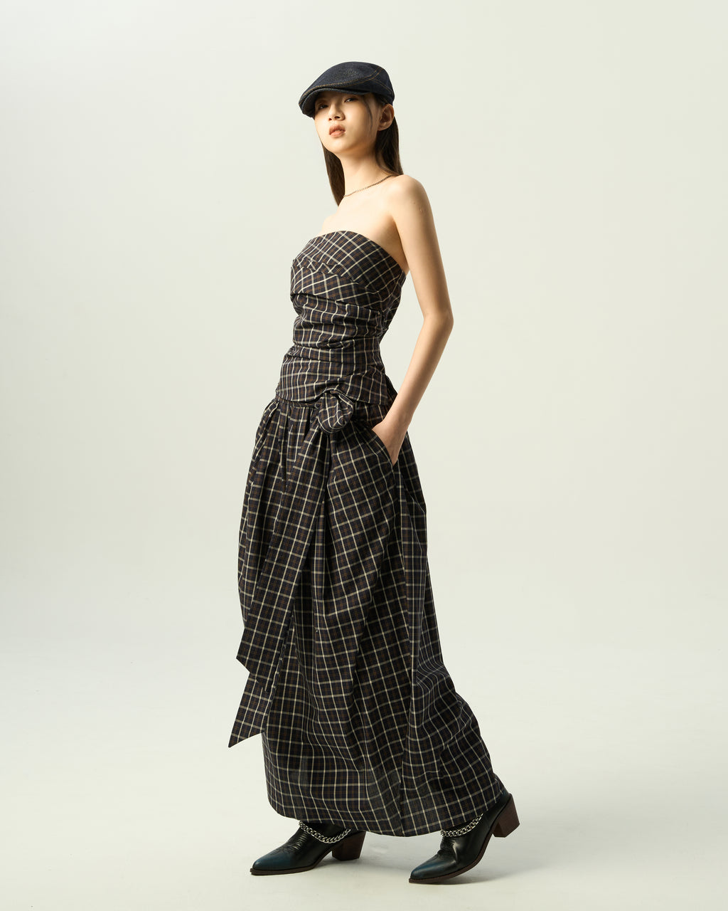 Elegant Drape-Detail Tube Set