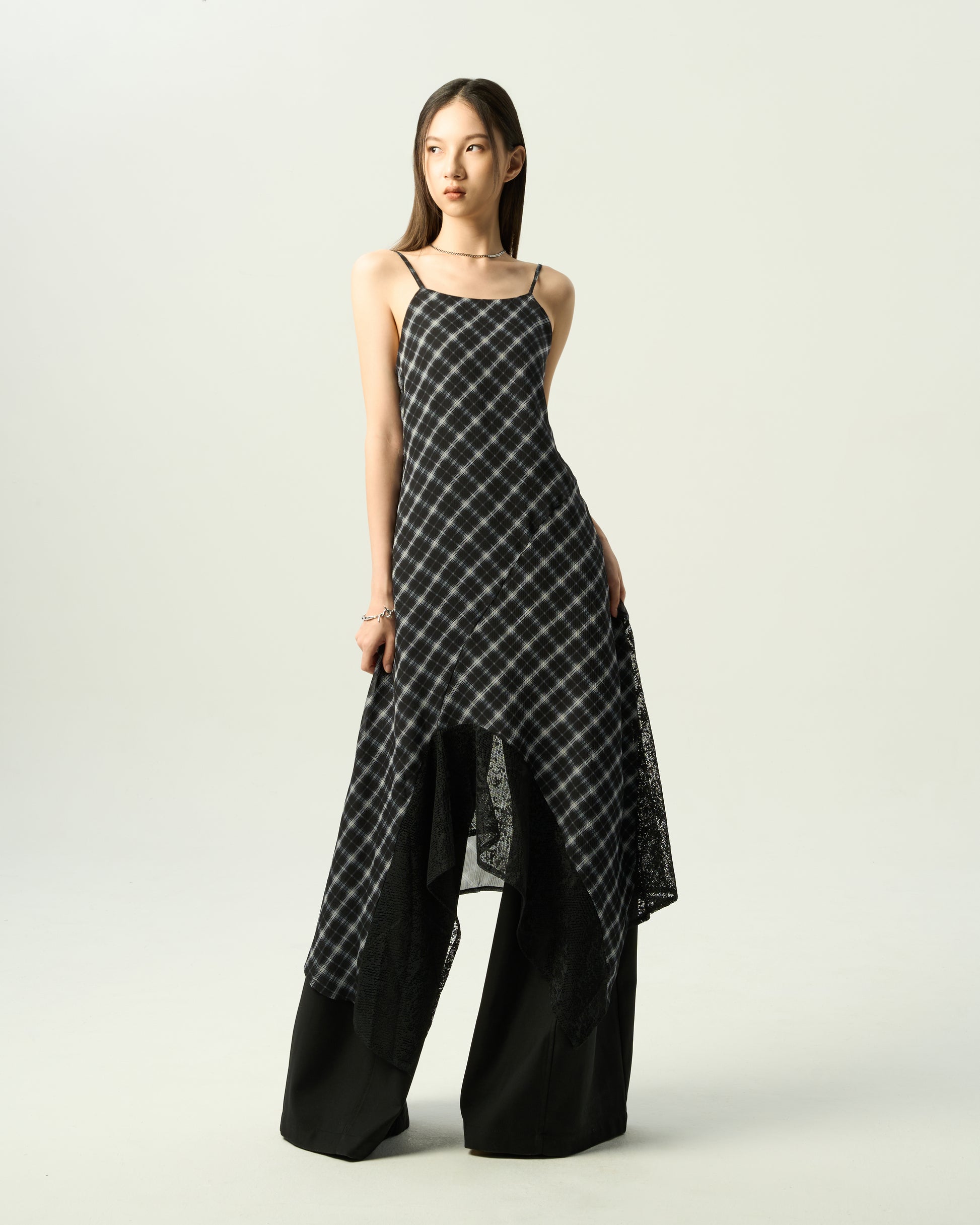 Sophisticated Lace-Trimmed Dress