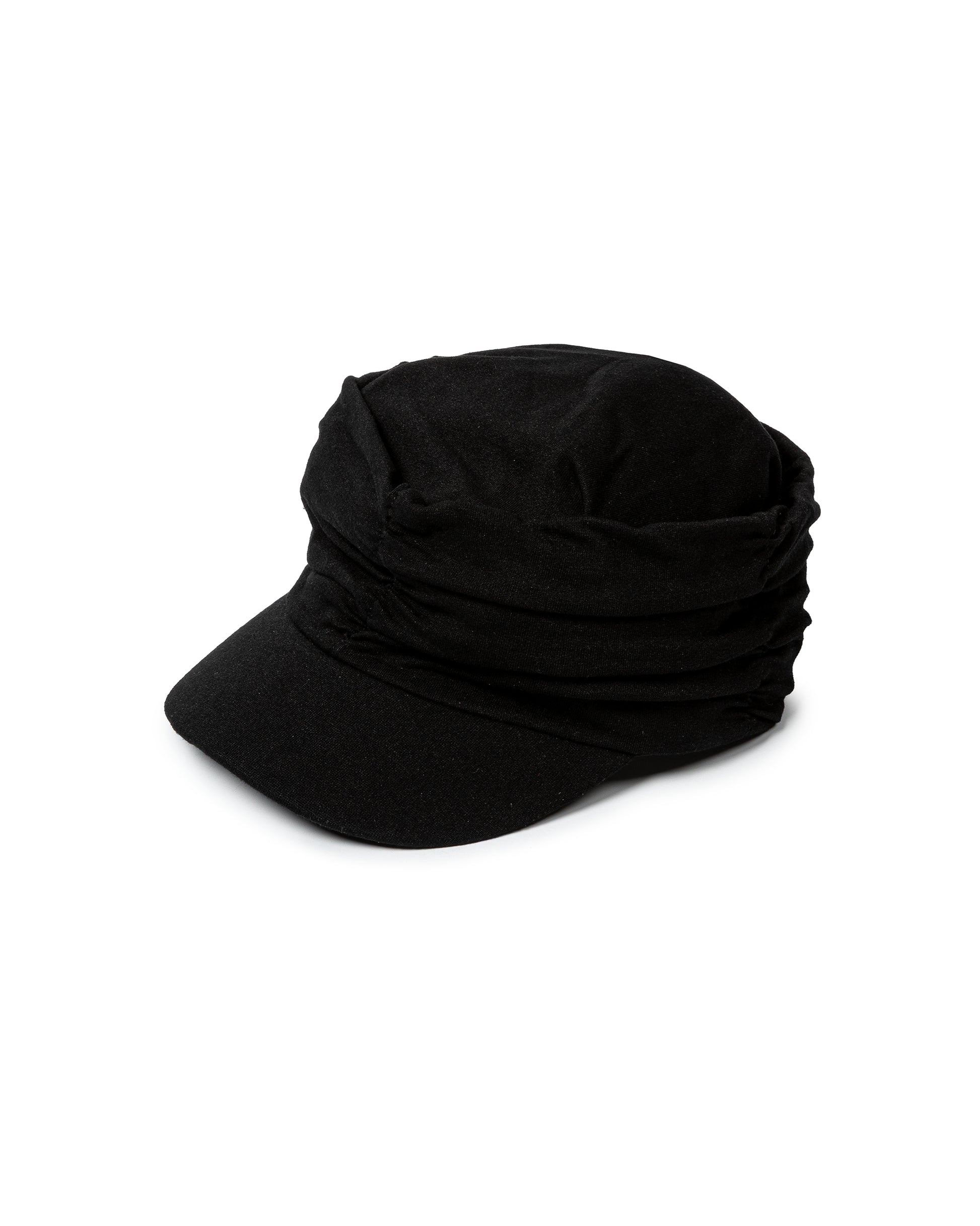 Structured Ruched Cap