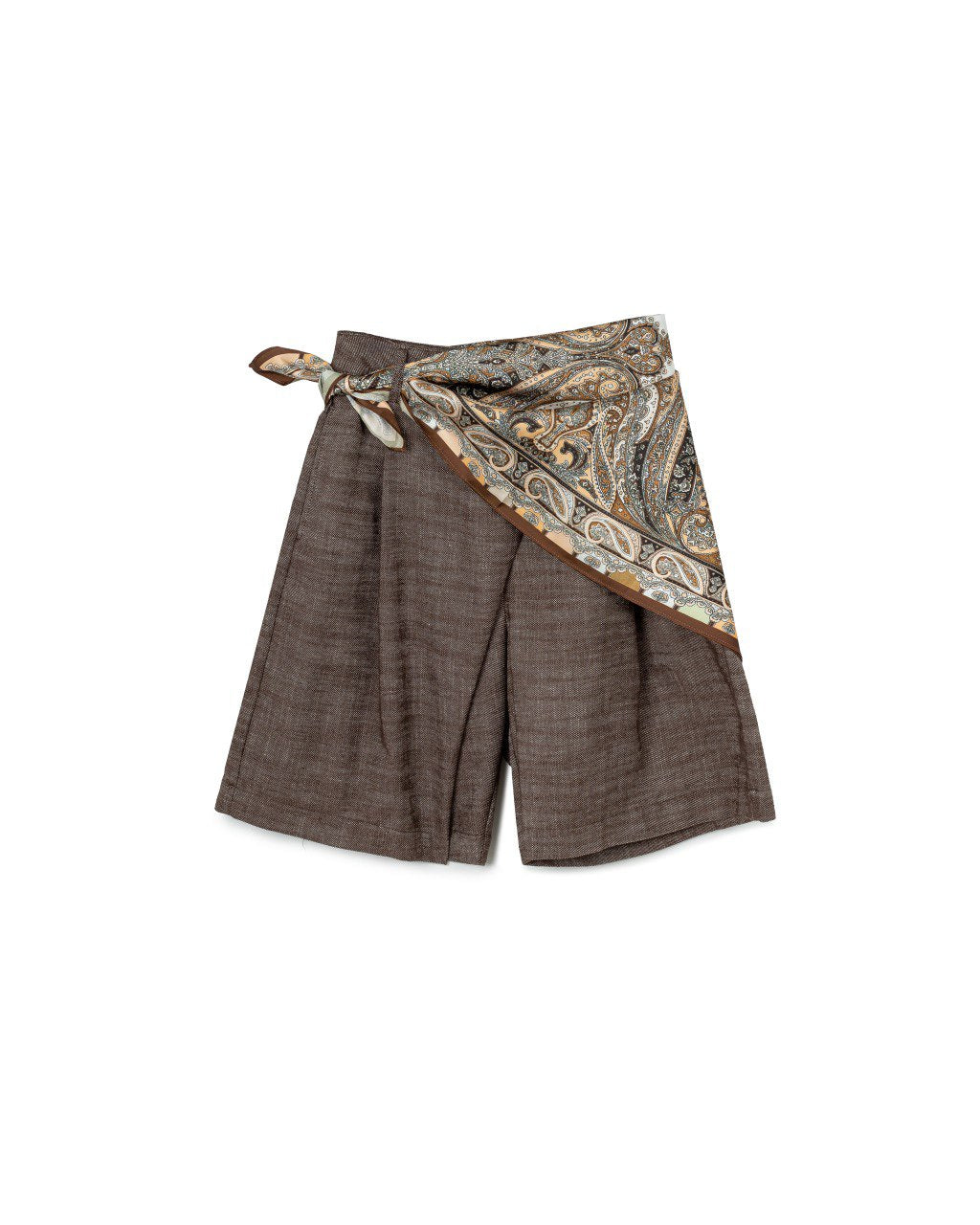 Scarf Detail Shorts