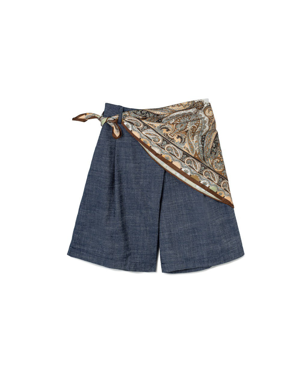 Scarf Detail Shorts