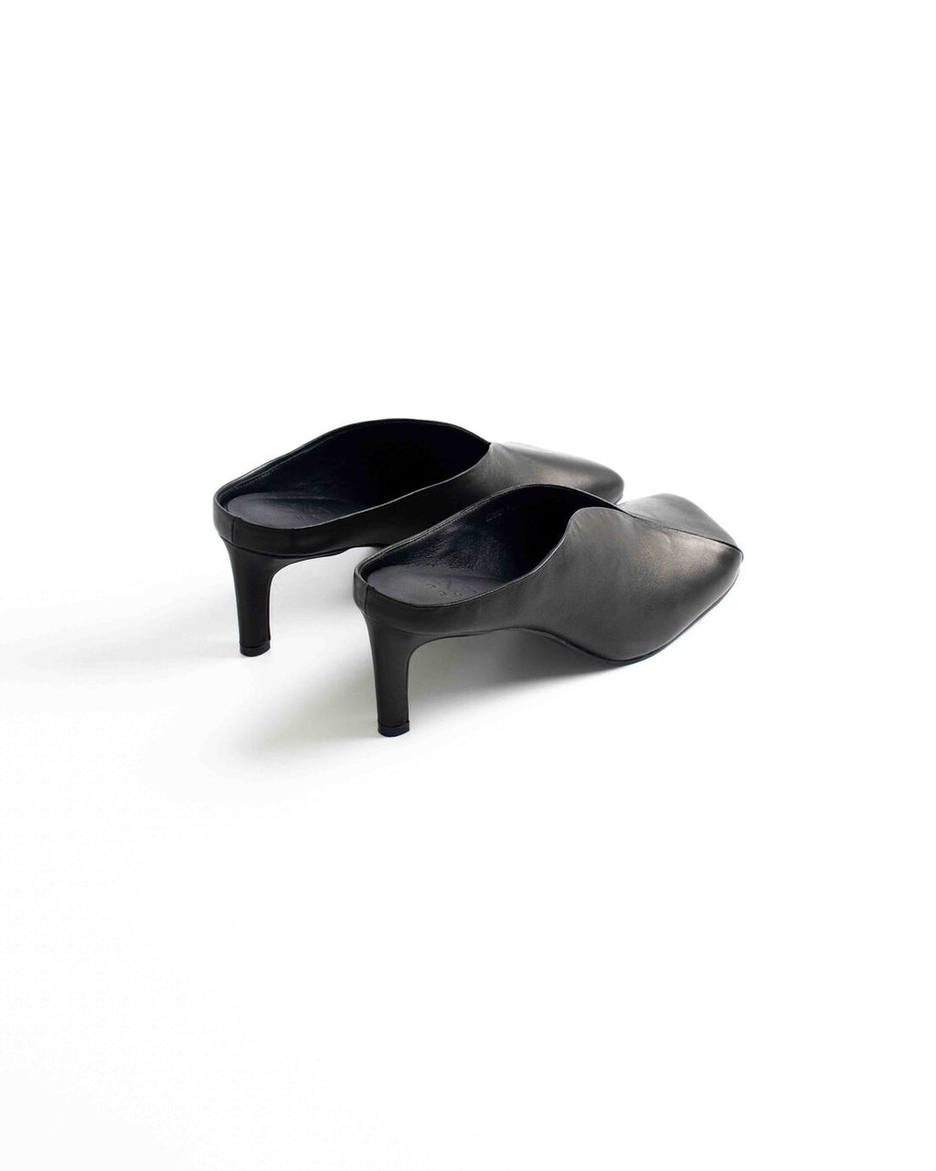 Square Toe Crossover Design High Heels