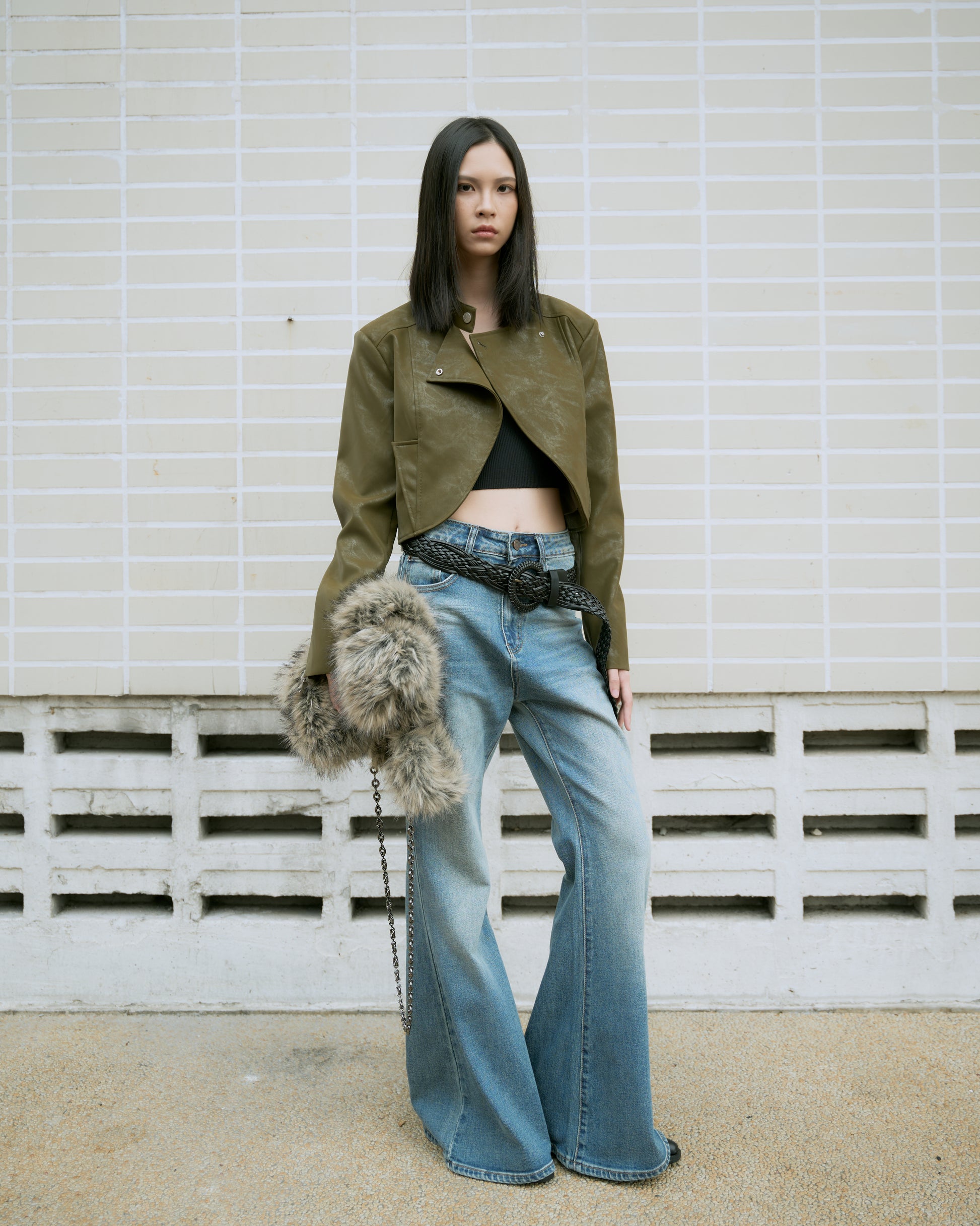 Slim Bootcut Denim Jeans