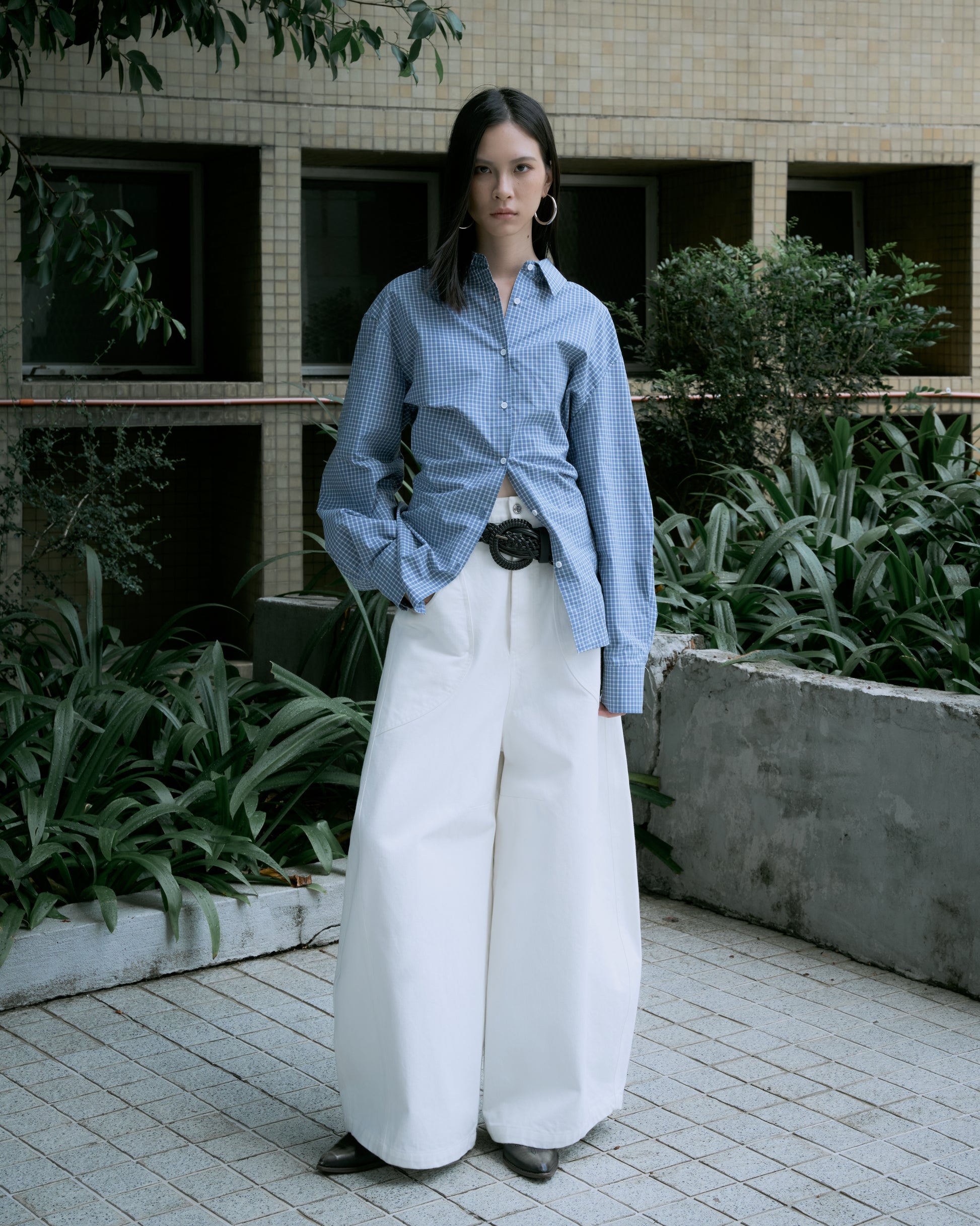 Asymmetric Panel Shirt