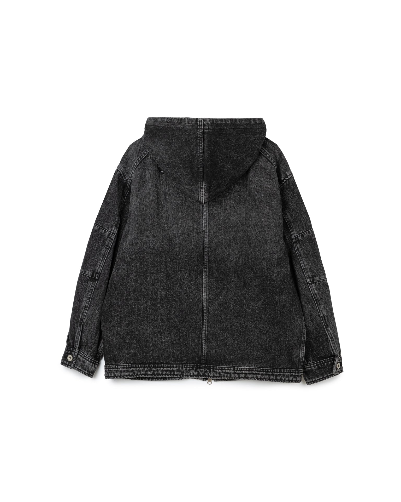 Vintage Washed Denim Hoodie