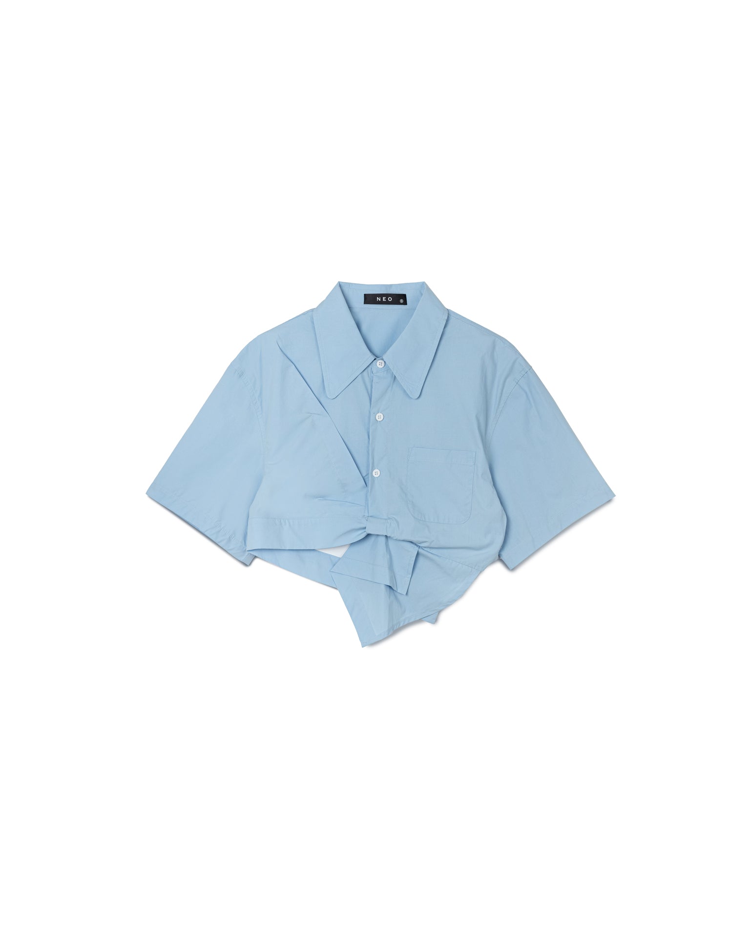 Twist Detail Shirt & Skirt Set