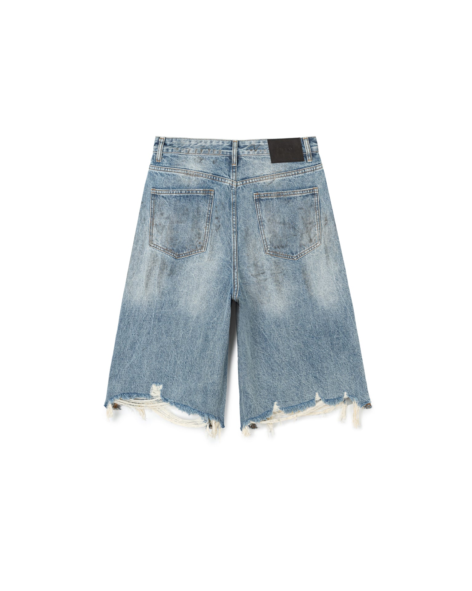 Distressed Denim Jorts