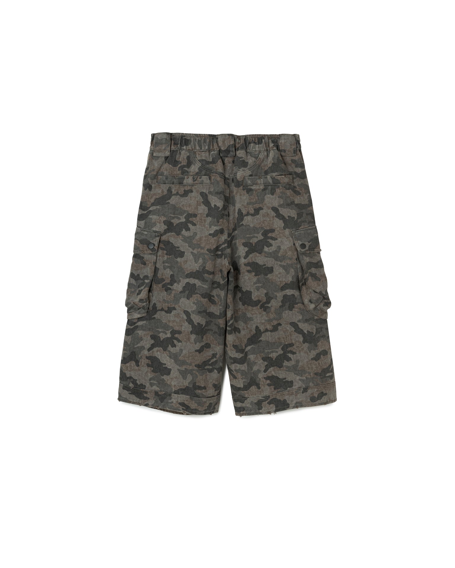 Elastic Camo Jorts