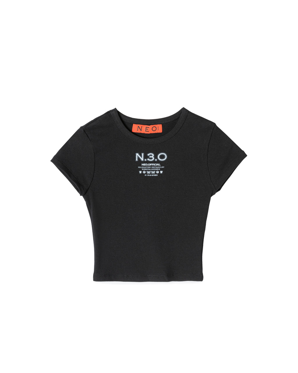 N E O Vol.2_CH.1 Logo Crop Top