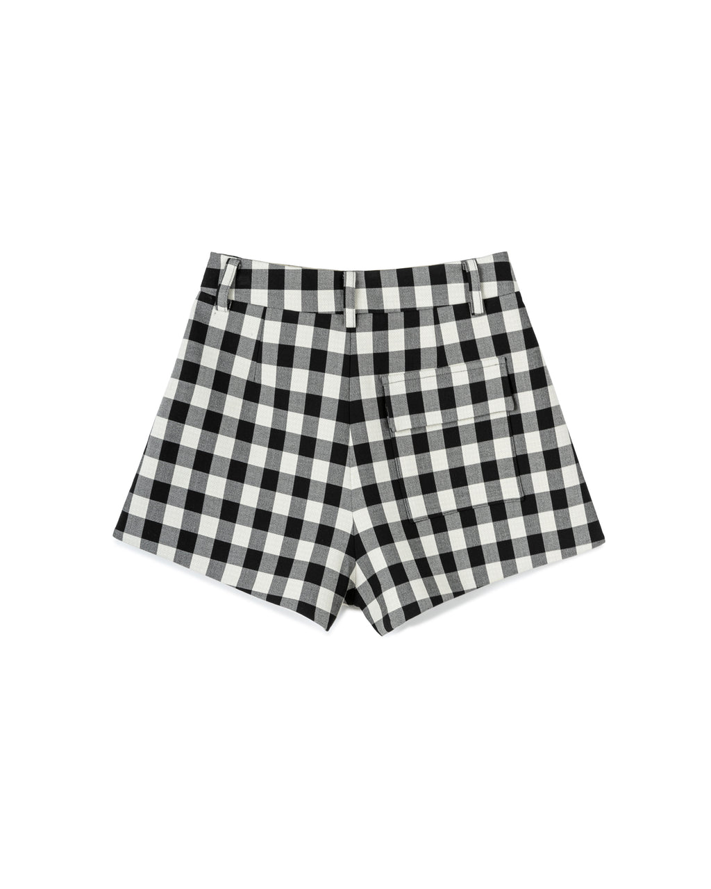 Checkered A-Line Short