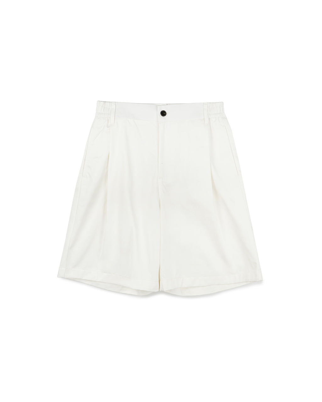 Elastic Waist Pleat Shorts