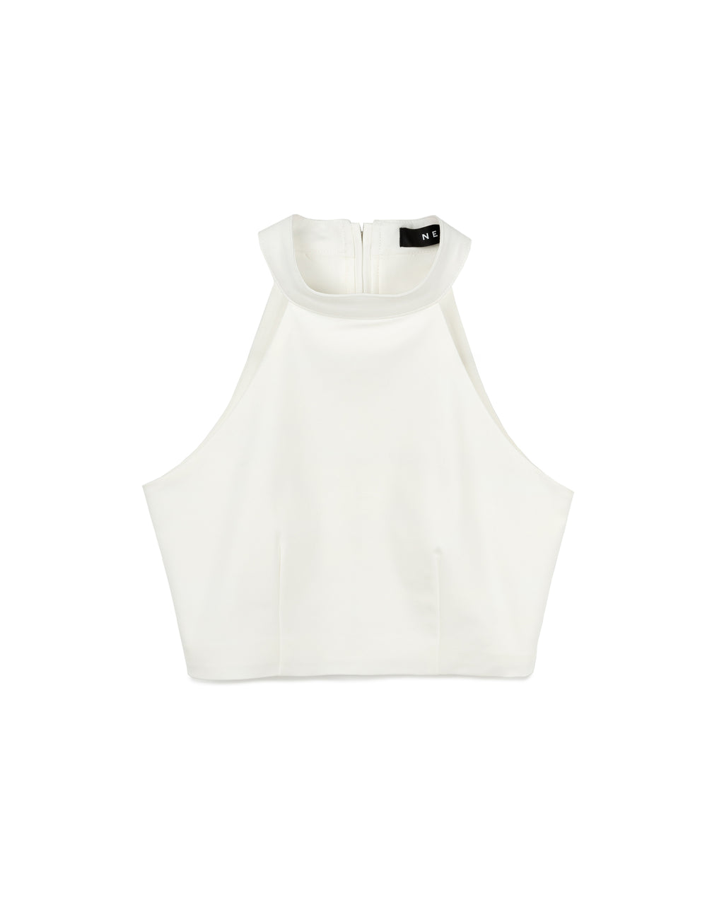 Back Zip Crop Top