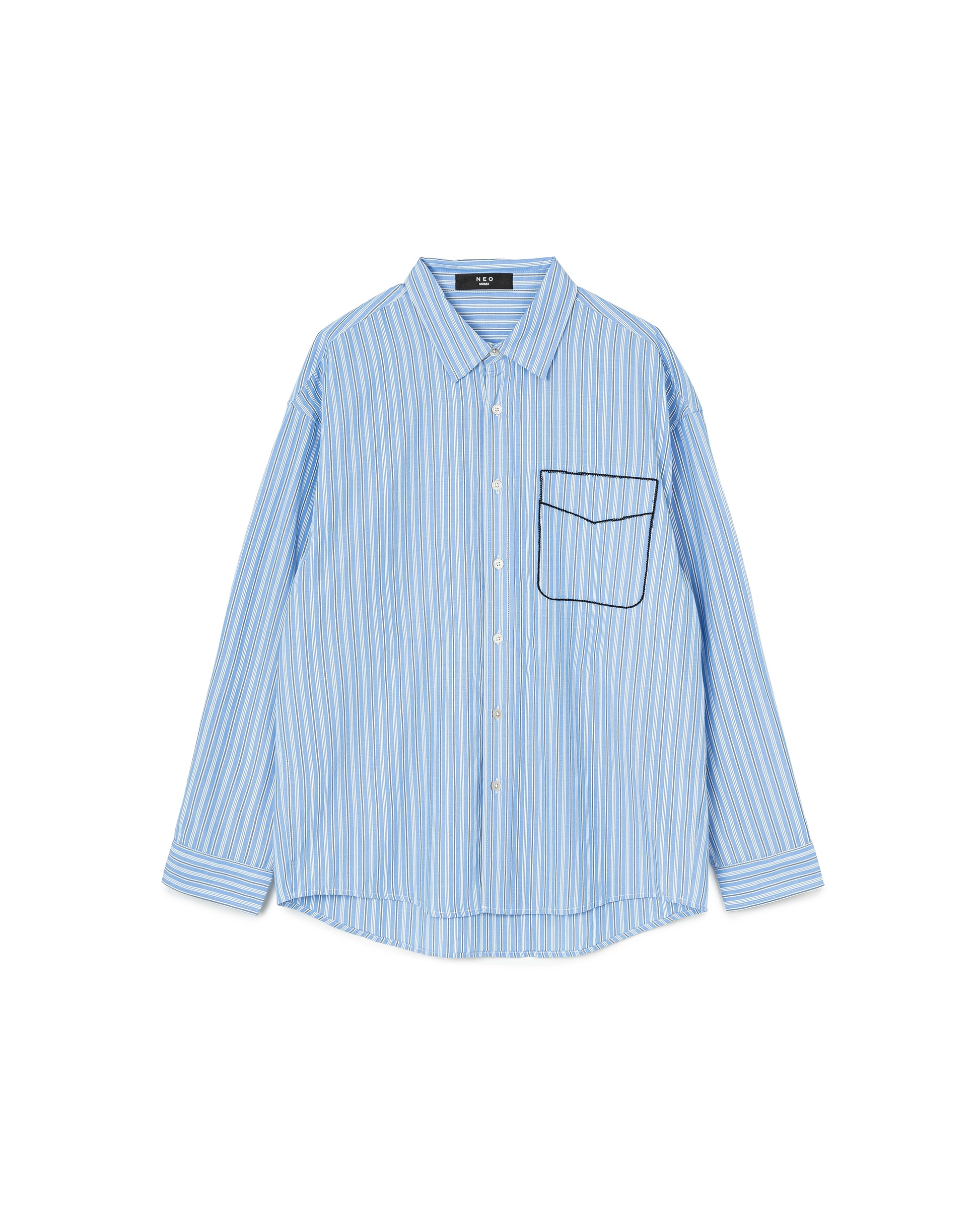 Pocket Topstitched Shirt
